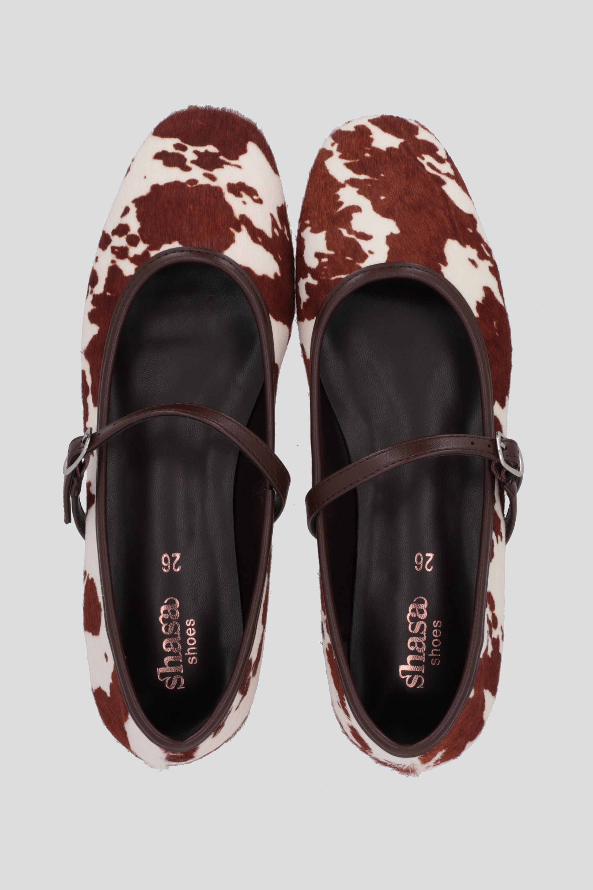 Flat animal print piel CAFE