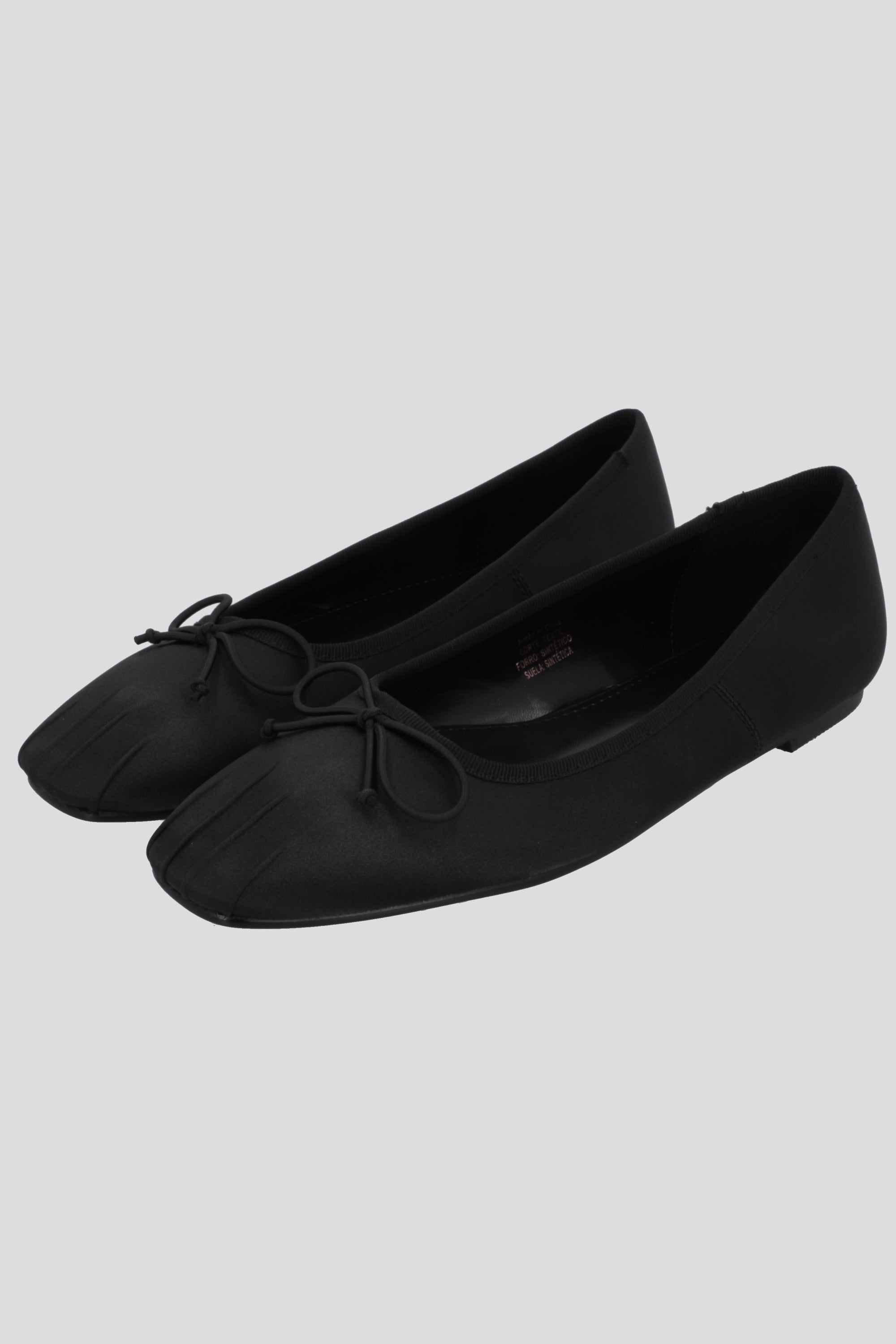 Flat punta ballet NEGRO