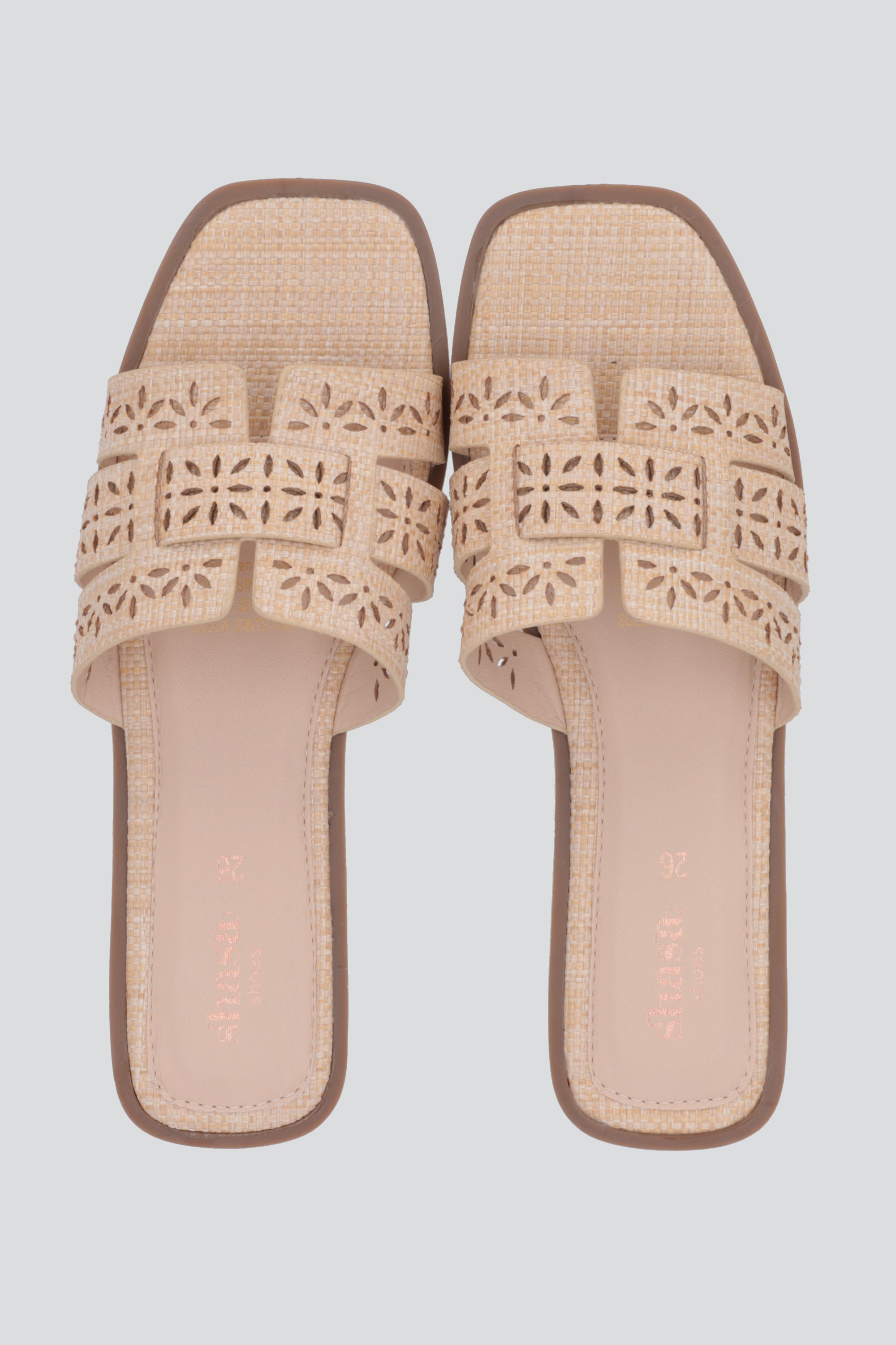 Sandalia greca perforaciones NUDE