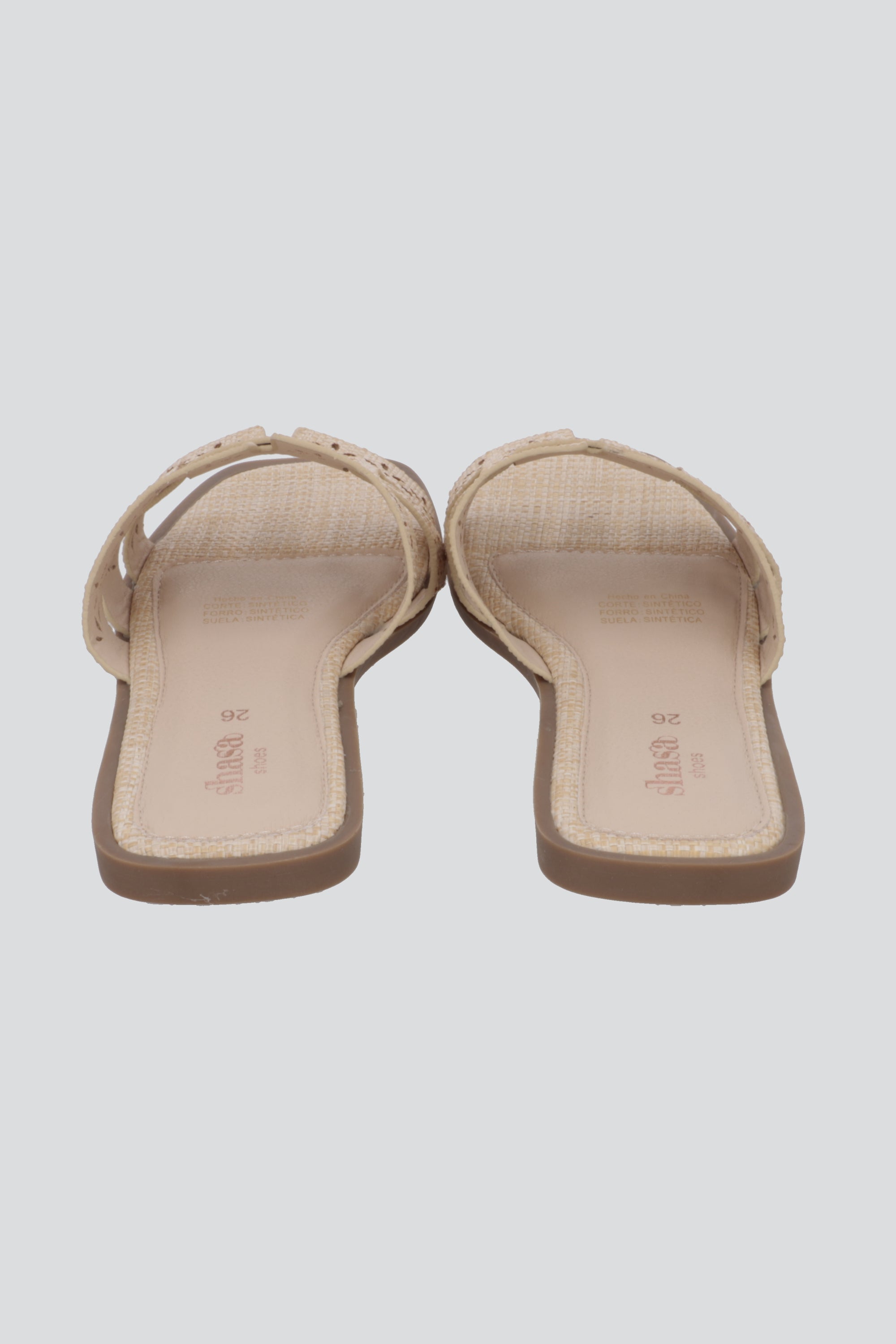 Sandalia greca perforaciones NUDE