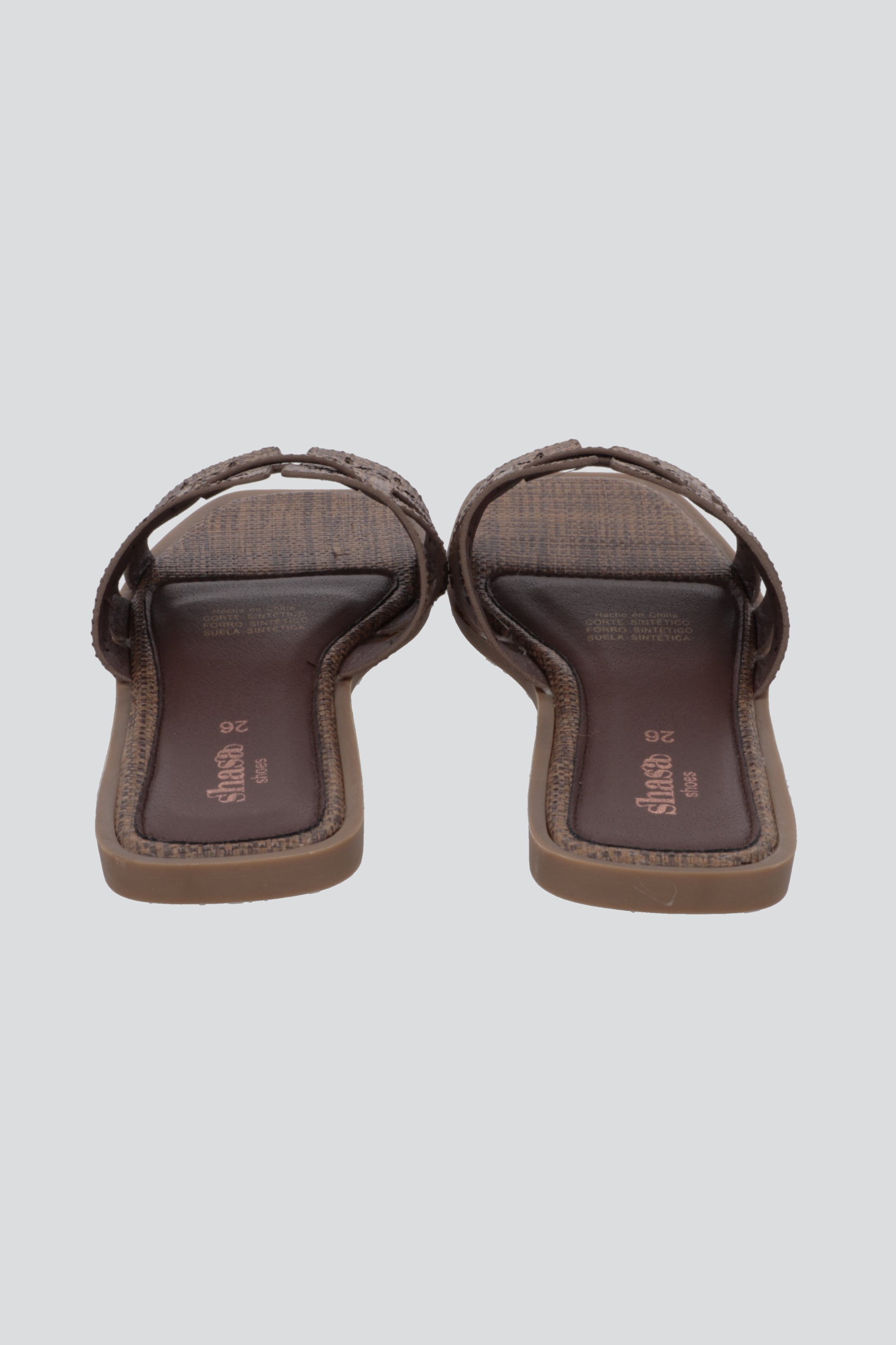 Sandalia greca perforaciones CAFE