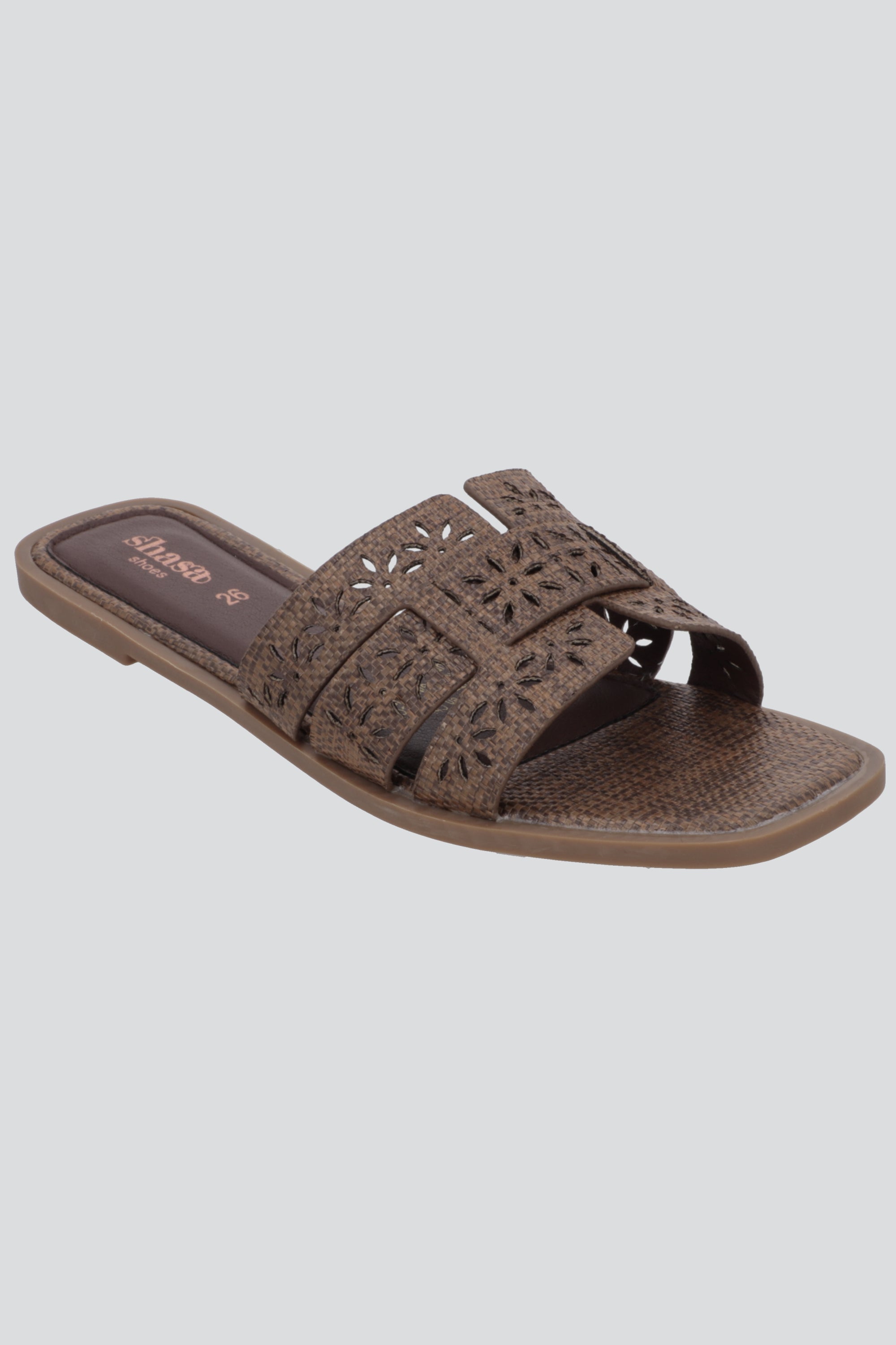 Sandalia greca perforaciones CAFE