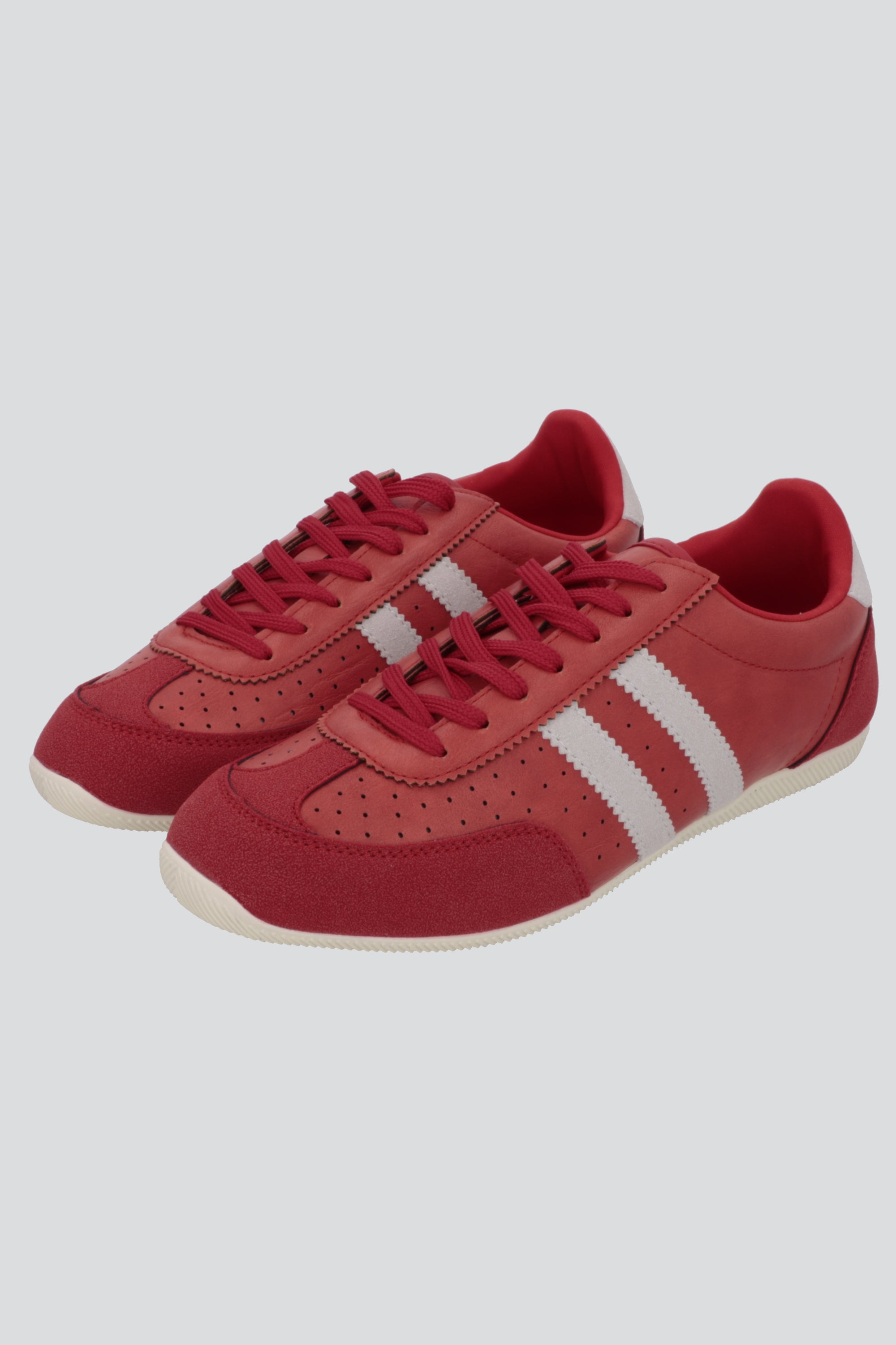 Tenis estilo retro franja ROJO