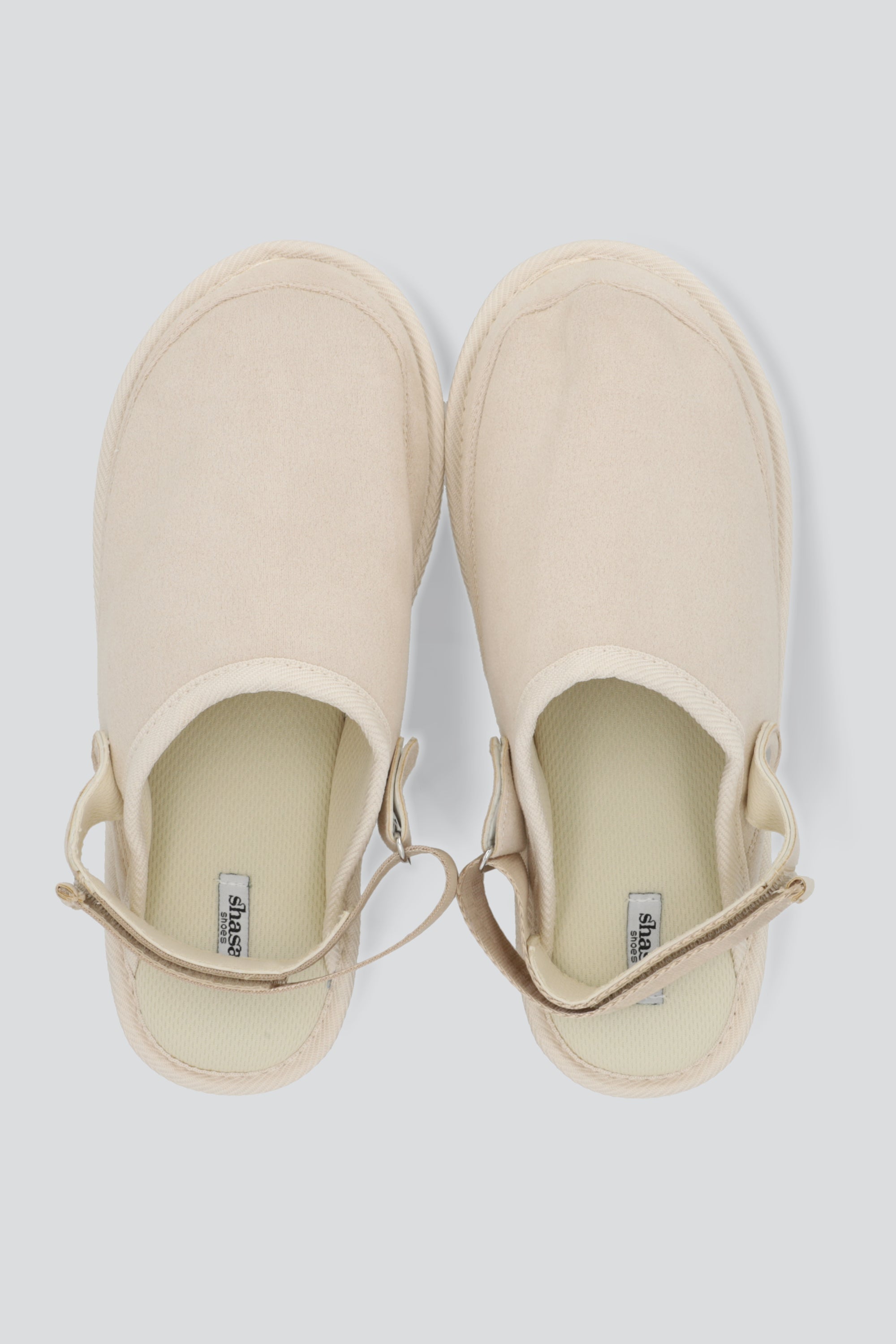 Pantufla destalonada forro sherpa BEIGE