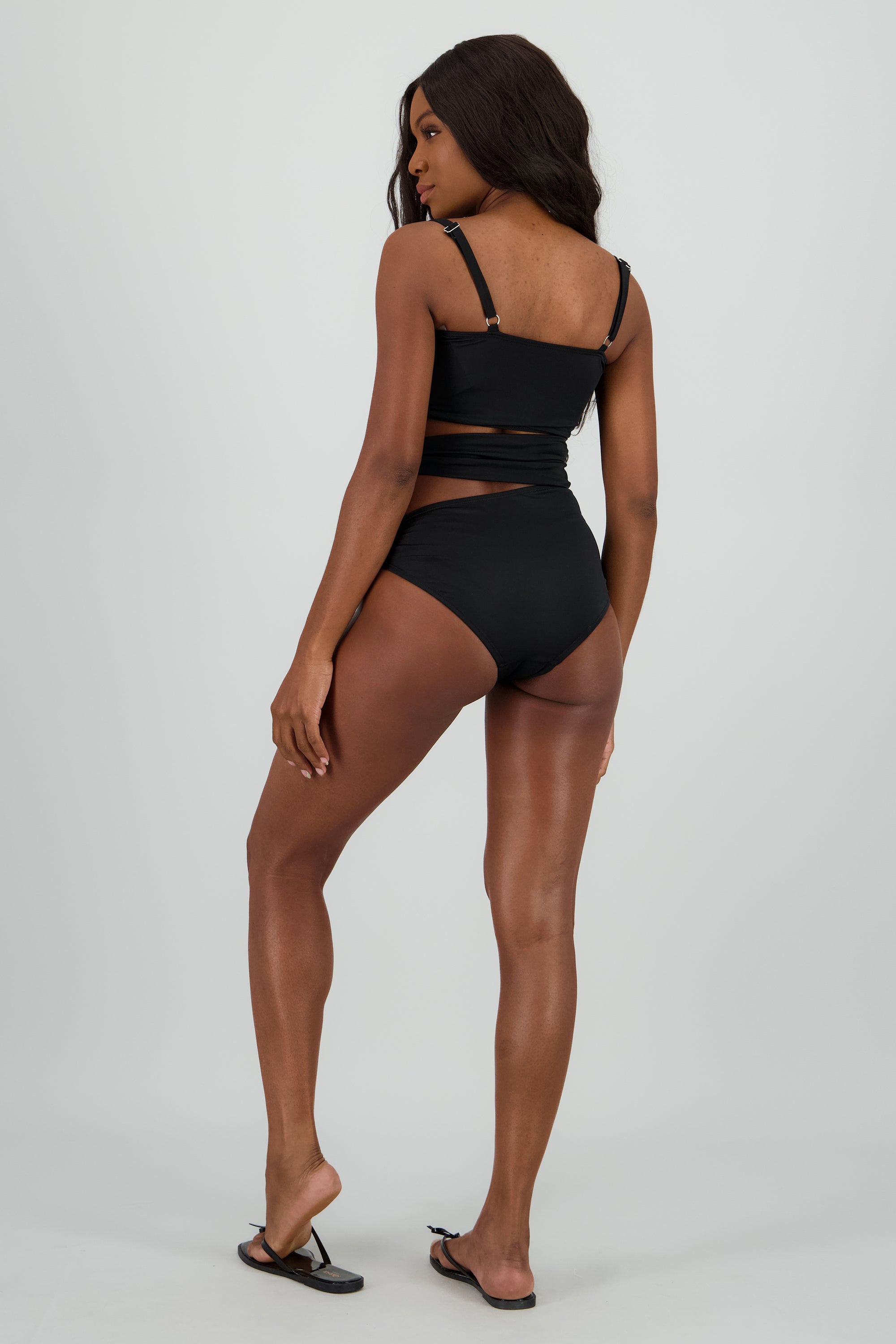 Traje de baño cutcout NEGRO