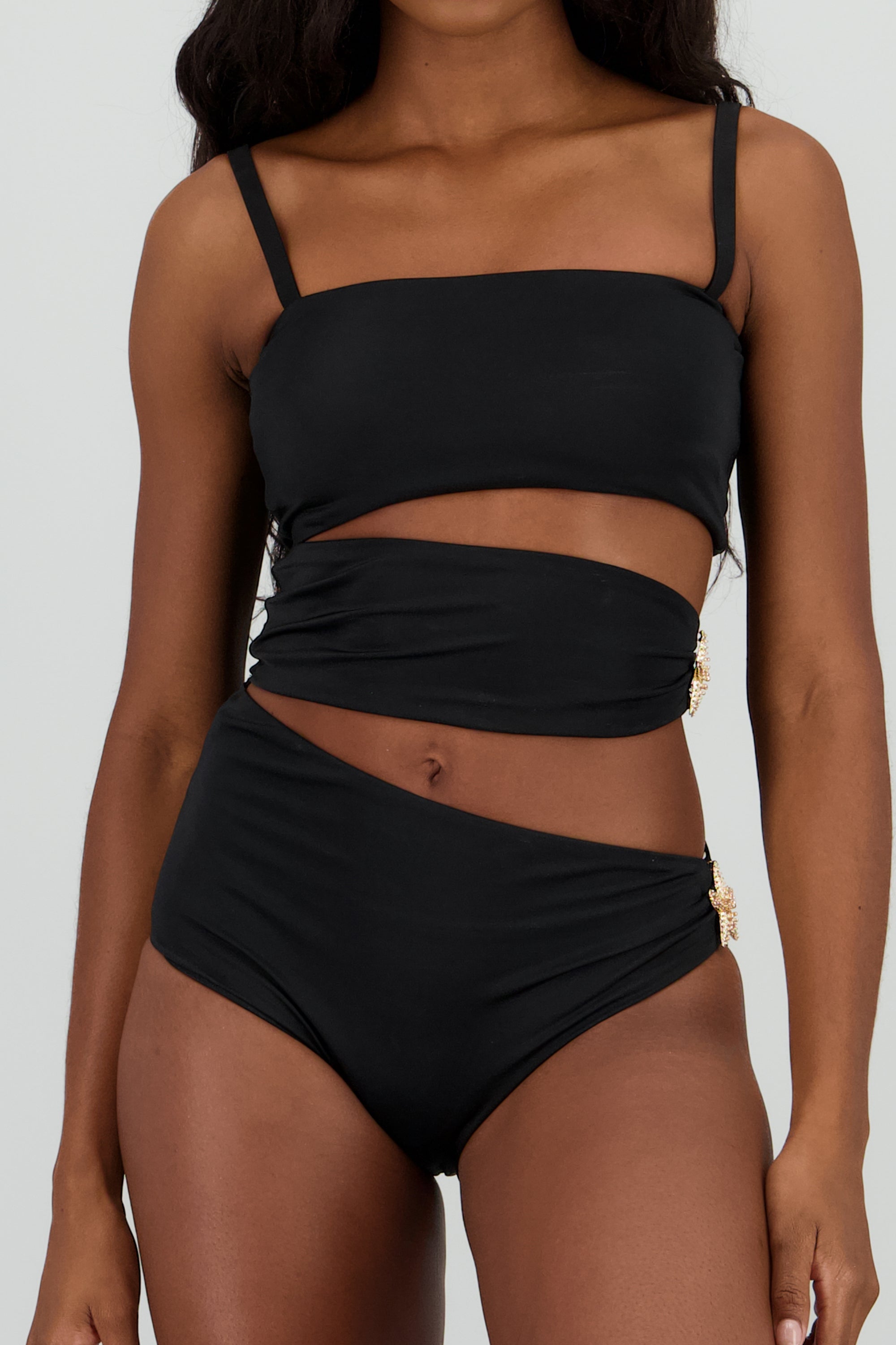 Traje de baño cutcout NEGRO