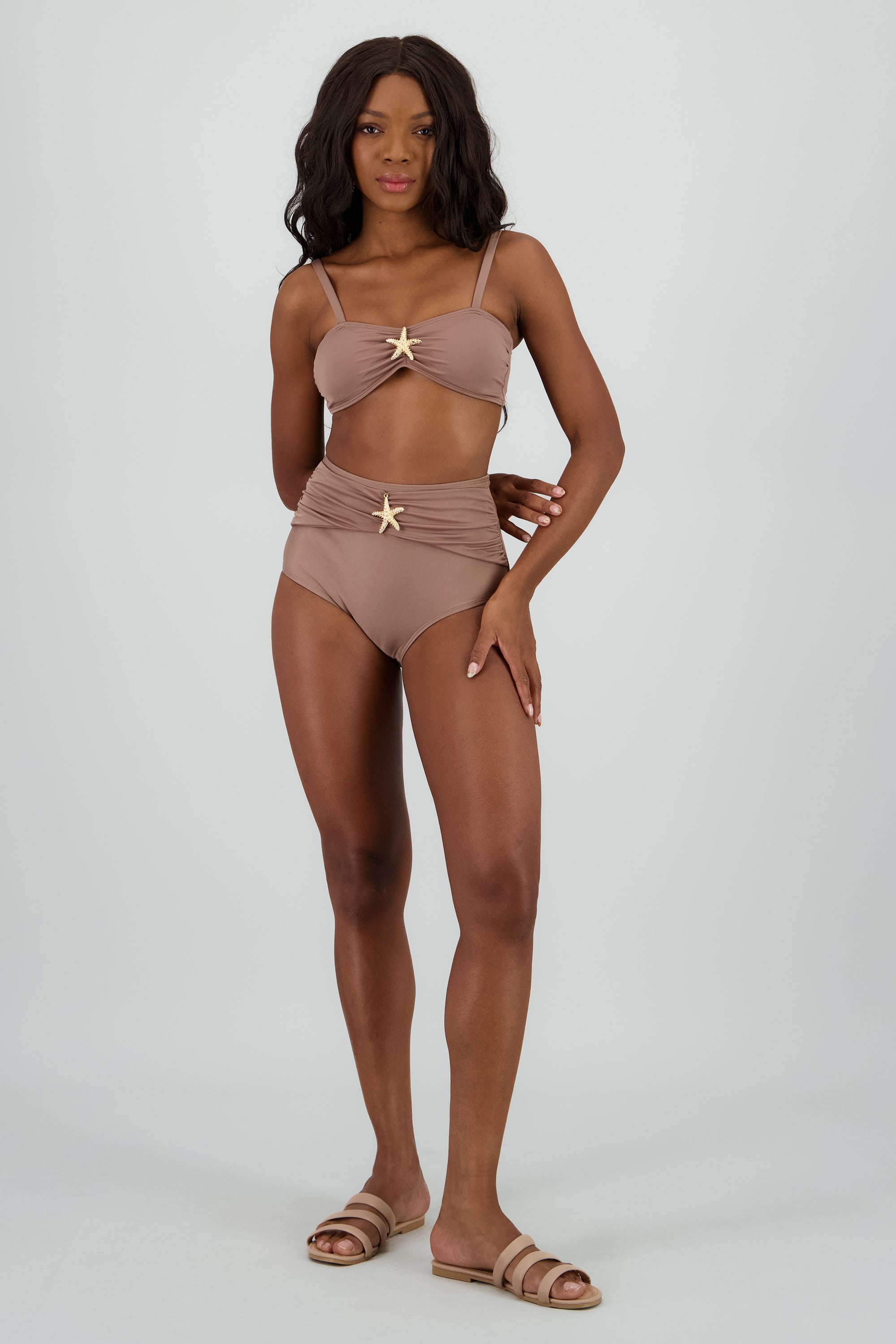 Bikini calzon alto estrellas CAFE
