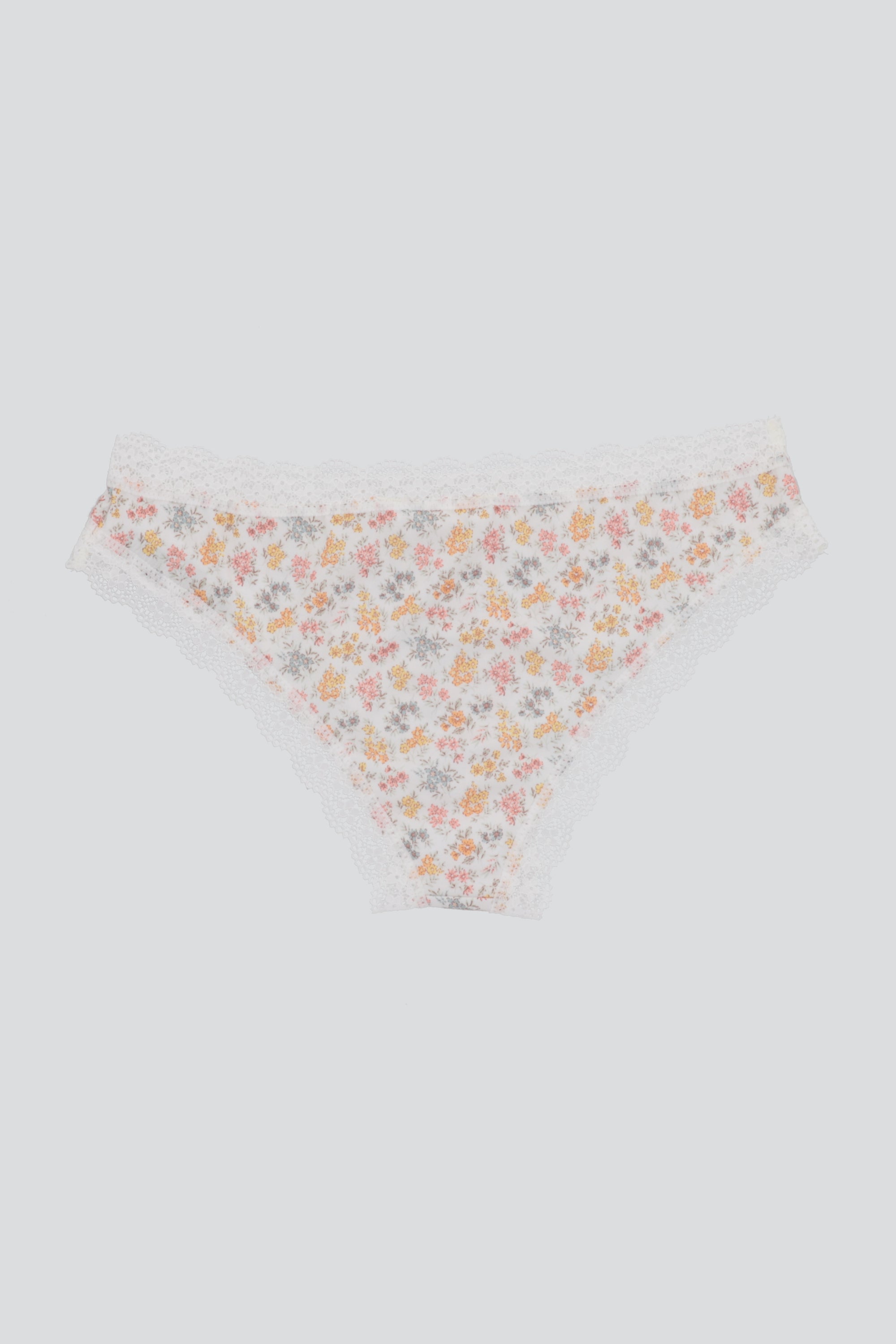 Boxer flores encaje CREMA