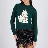 Sueter navideño gato
