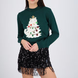 Sueter navideño gato