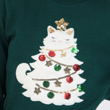 Sueter navideño gato