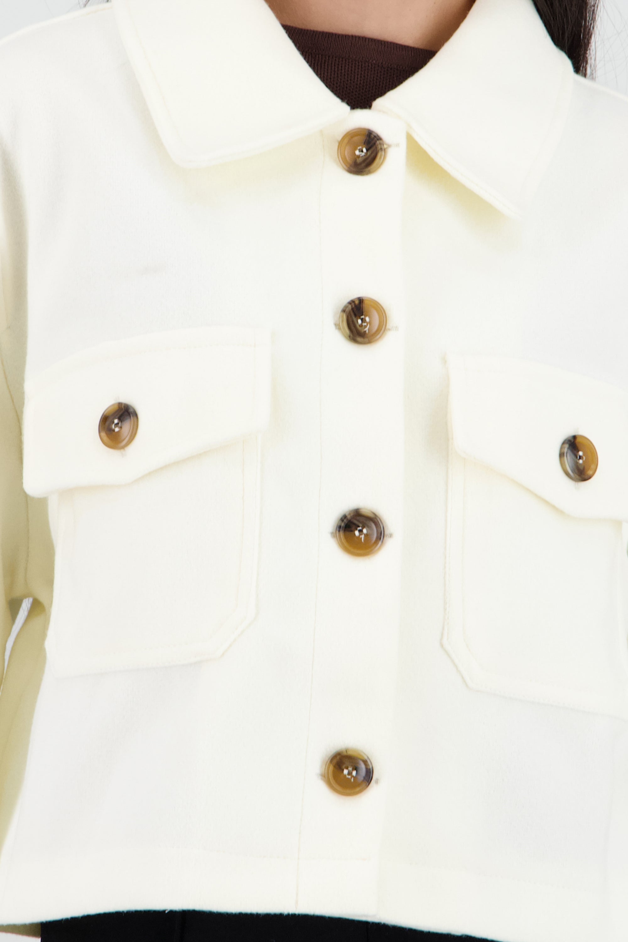 Chamarra suave con bolsas BEIGE