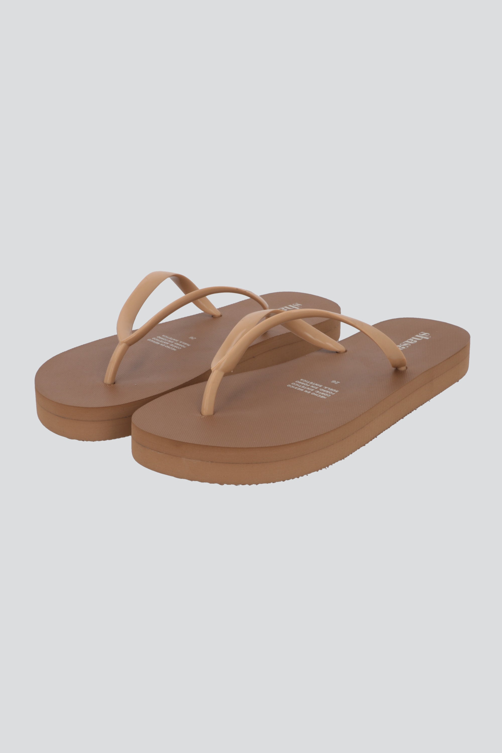 Flip flop sencilla plataforma TAUPE