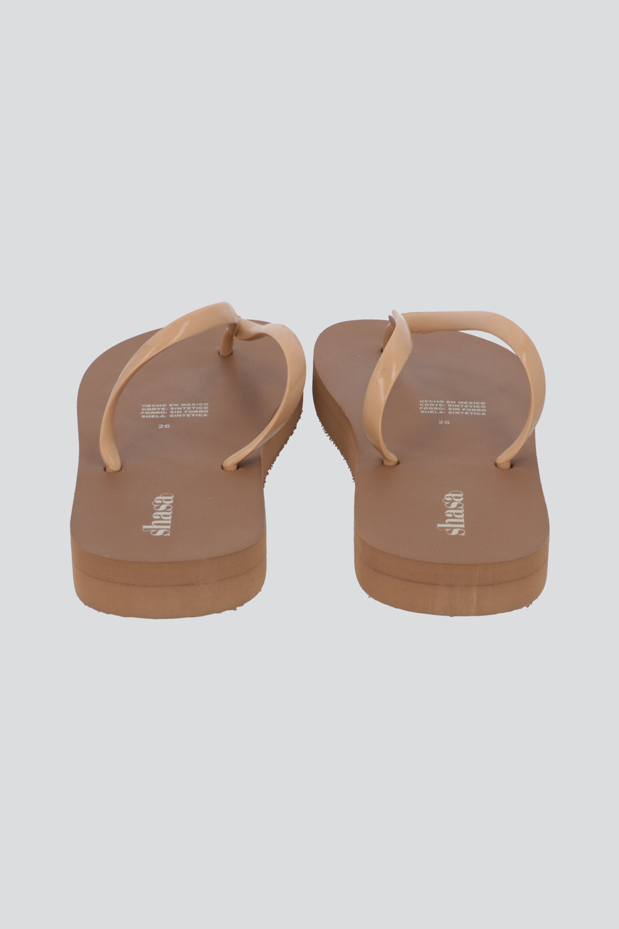 Flip flop sencilla plataforma TAUPE