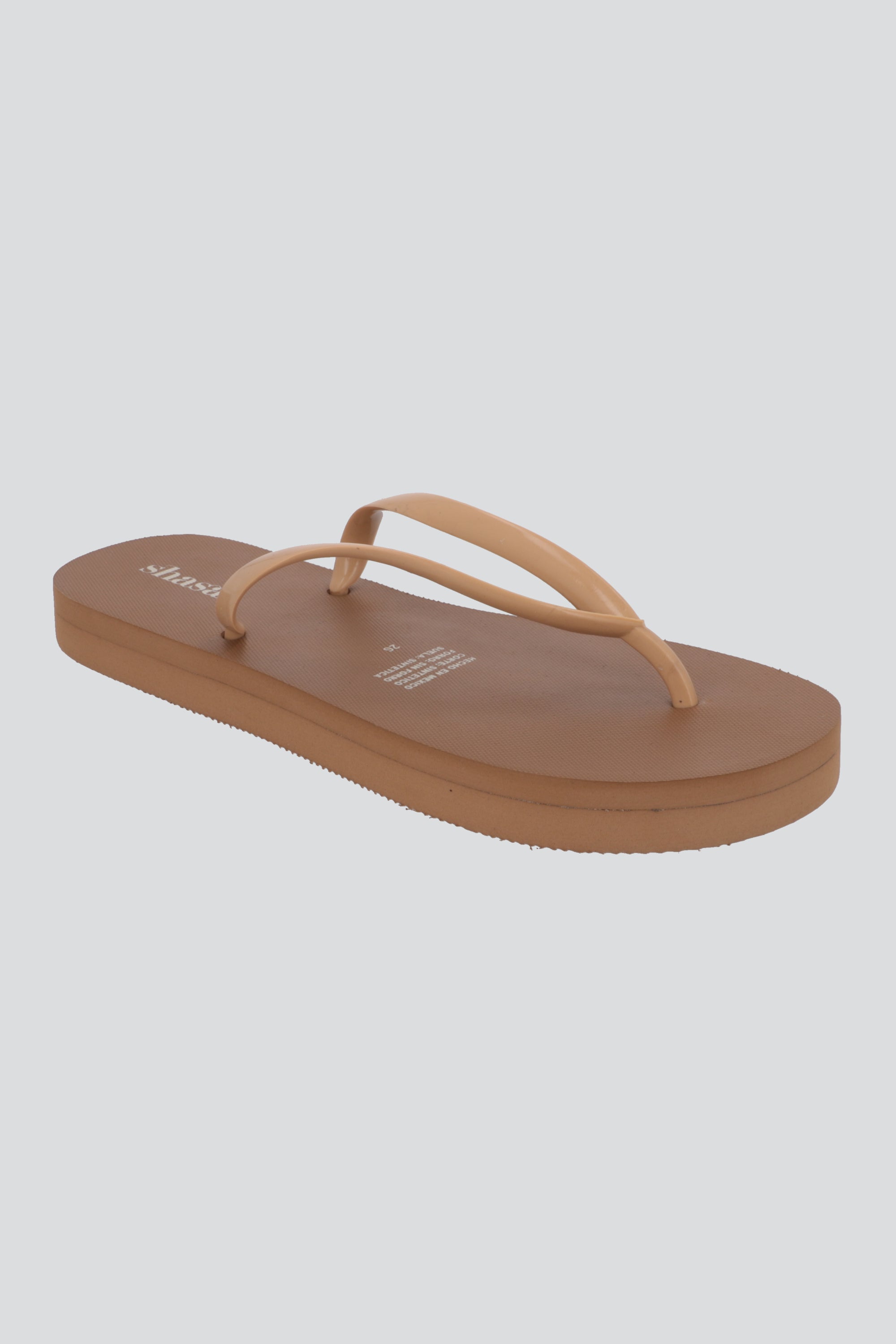 Flip flop sencilla plataforma TAUPE