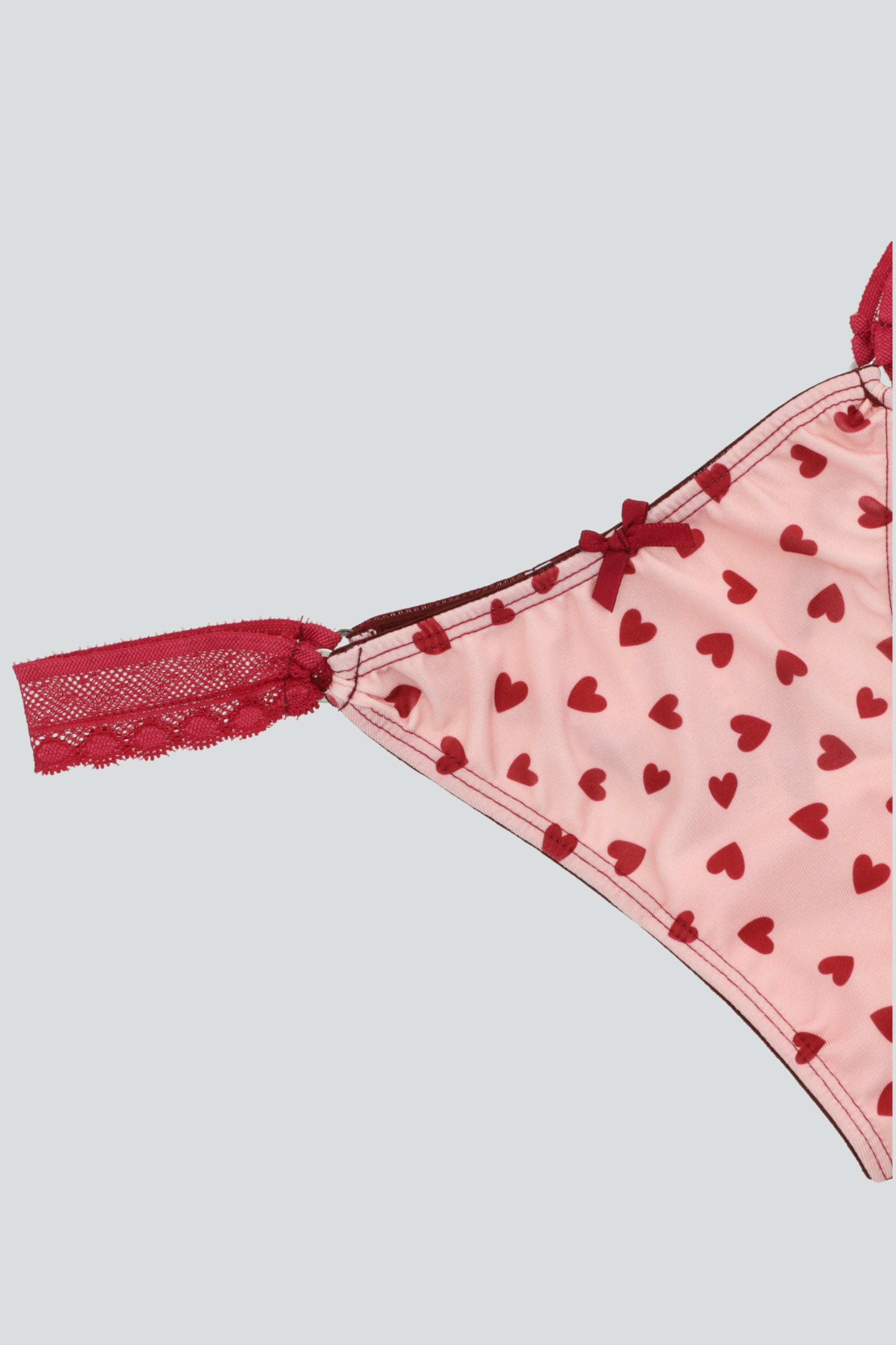 Tanga detalle lateral estampado formas VINO COMBO