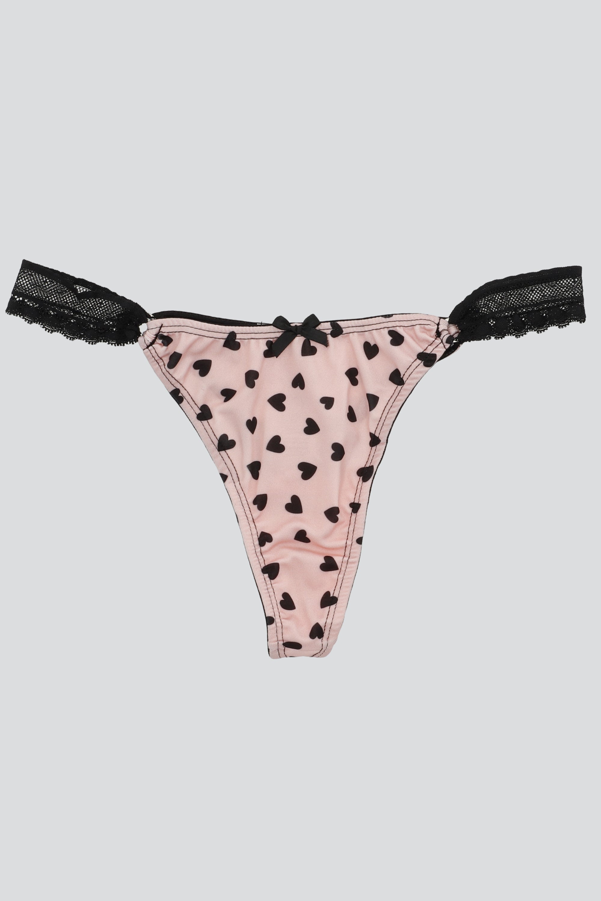 Tanga detalle lateral estampado formas PALO DE ROSA