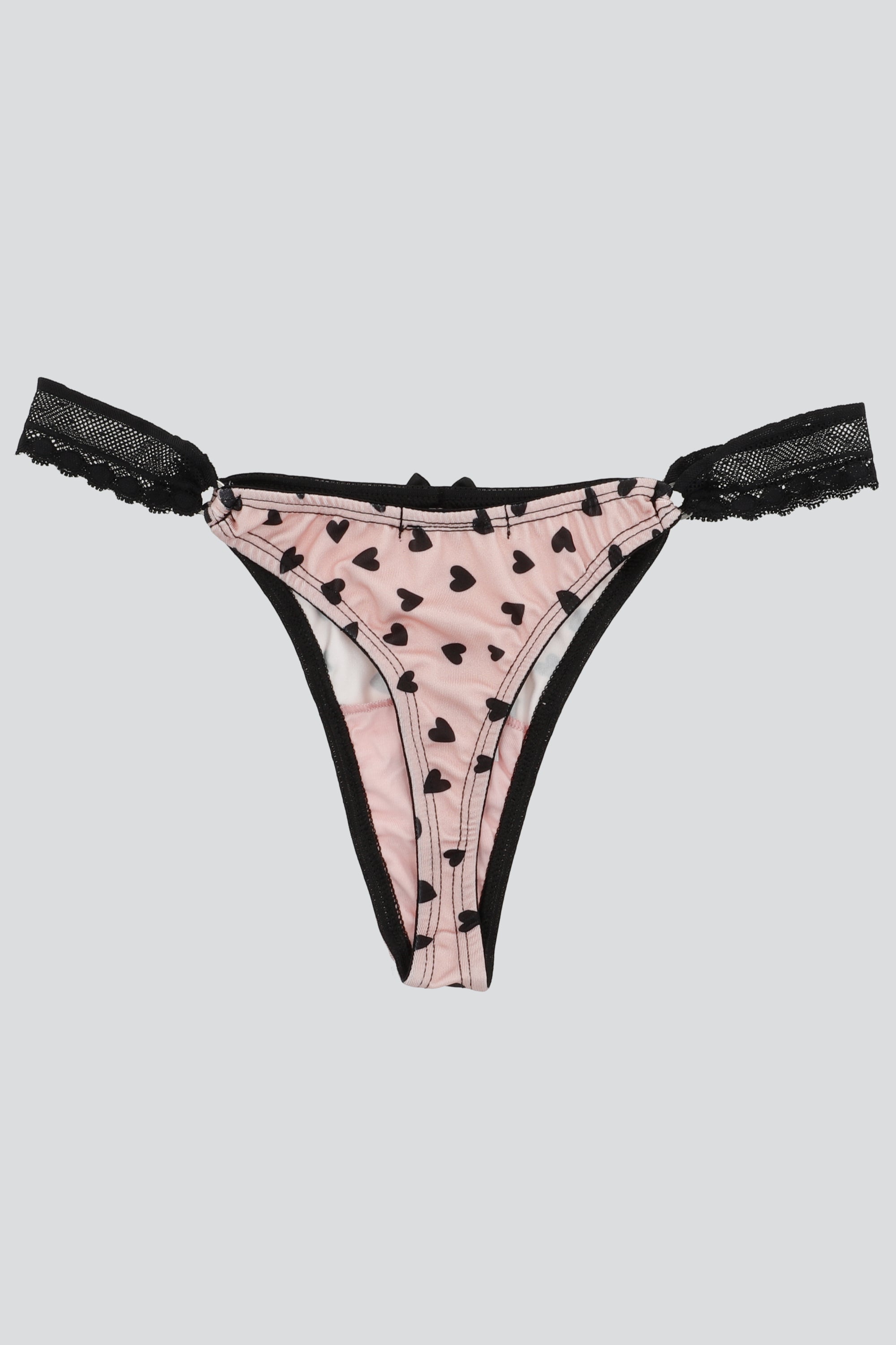 Tanga detalle lateral estampado formas PALO DE ROSA