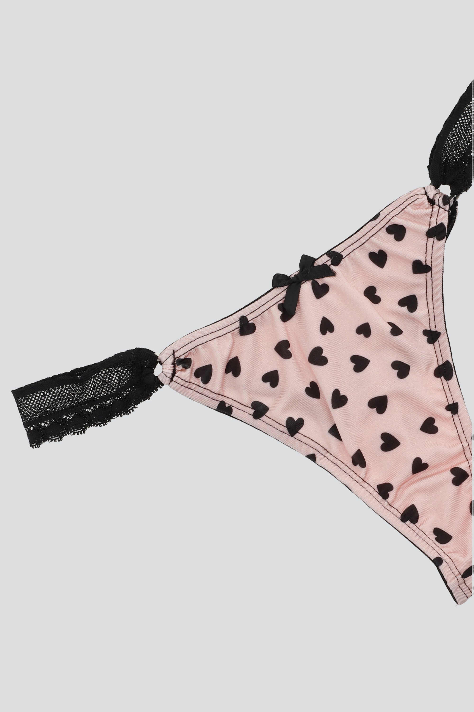 Tanga detalle lateral estampado formas PALO DE ROSA