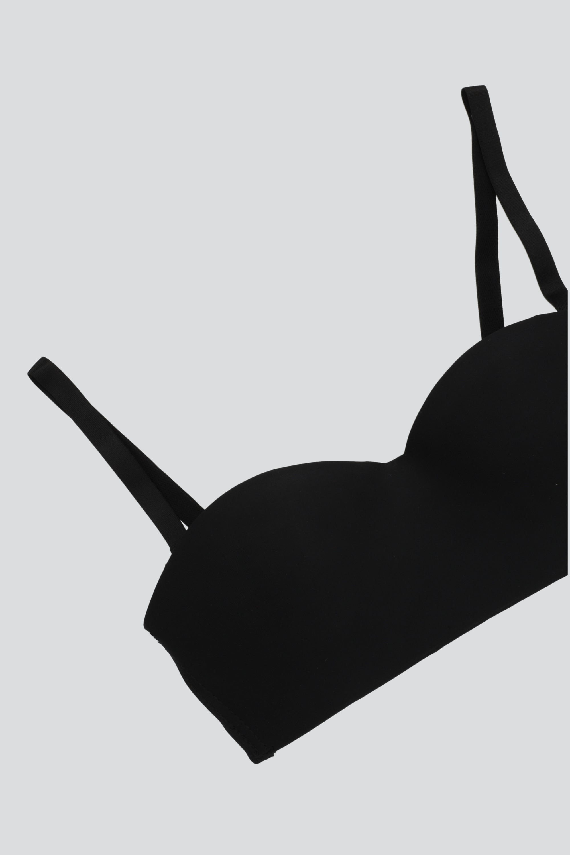 Bra liso varilla suave NEGRO