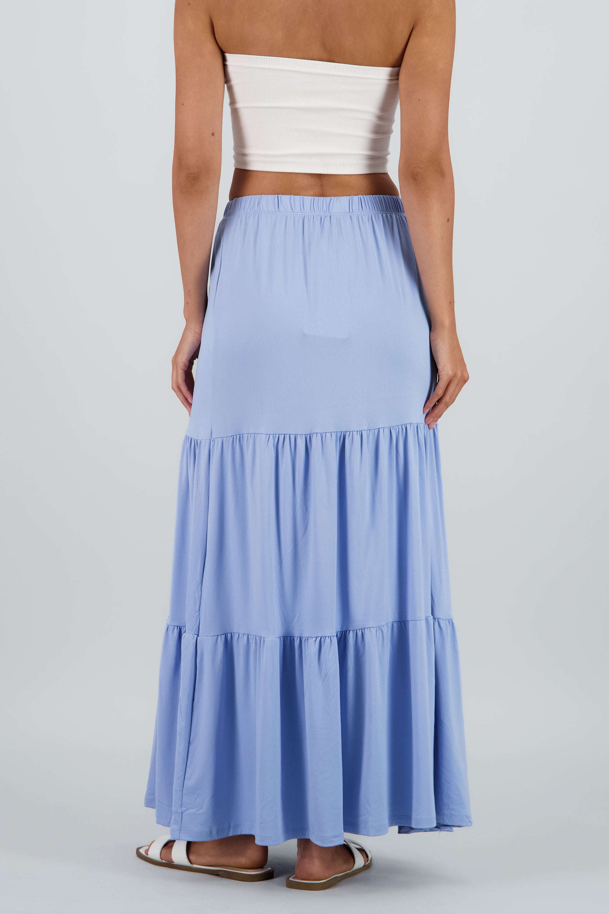 Falda maxi bloques AZUL