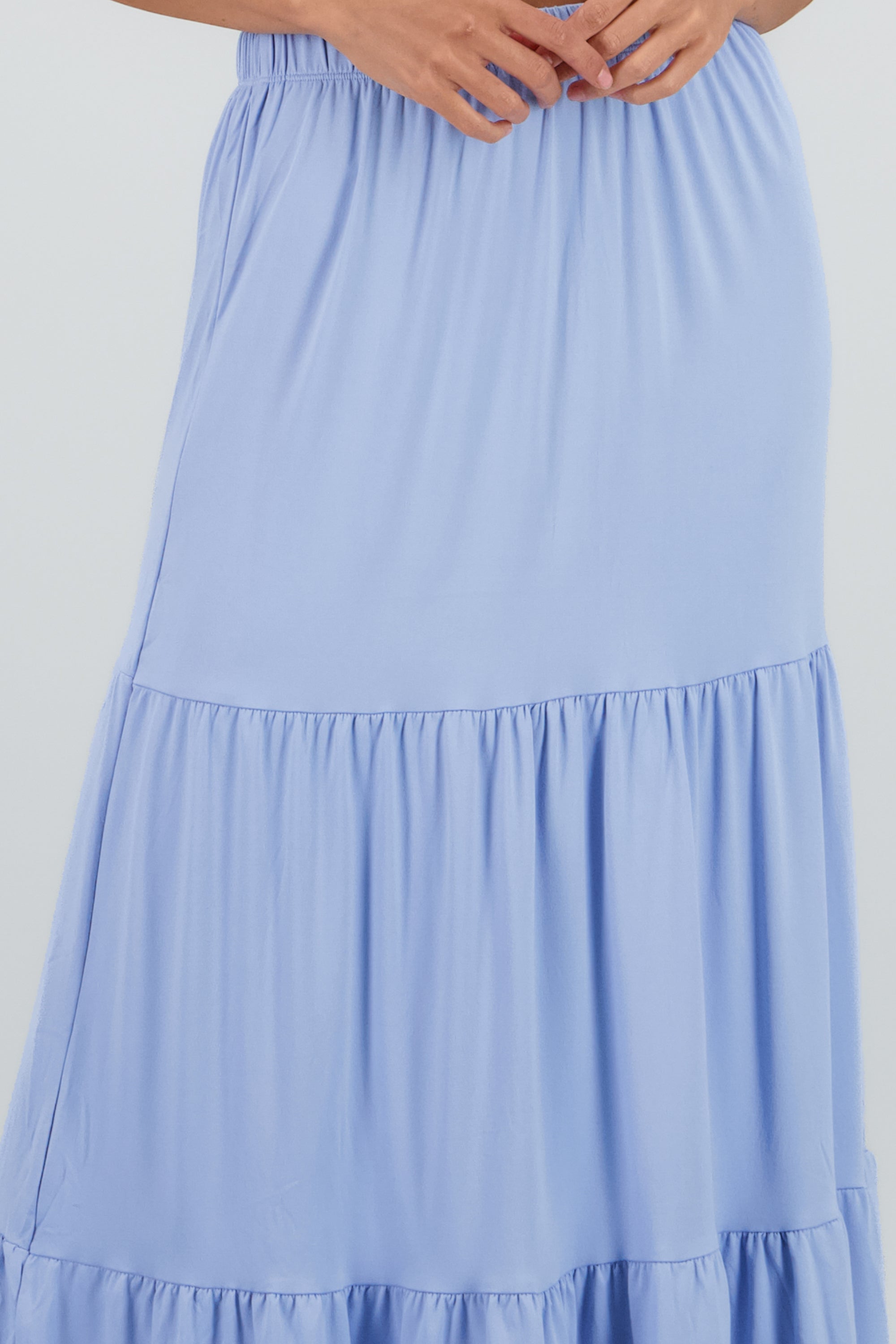 Falda maxi bloques AZUL