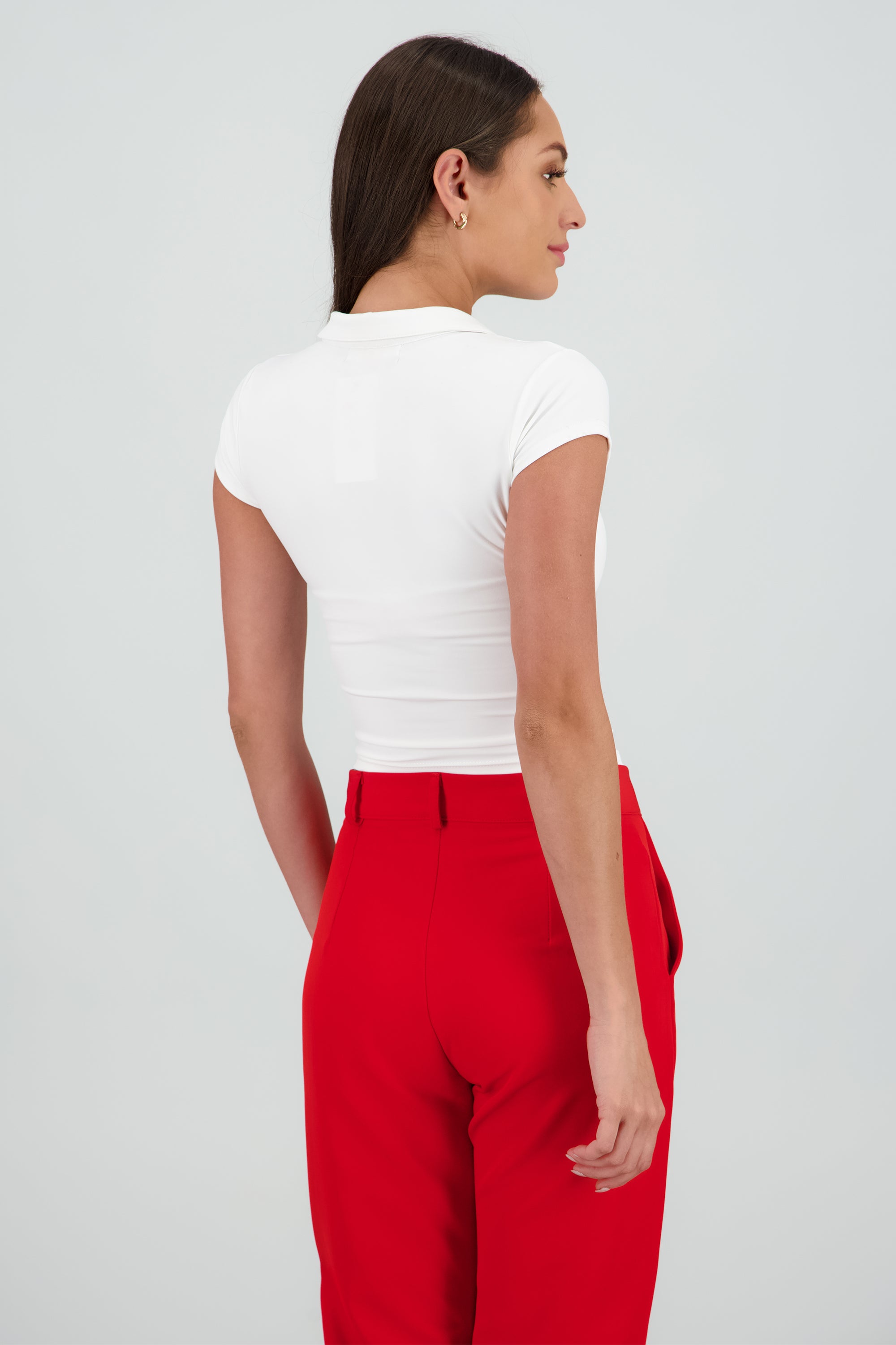 Top polo super fit BLANCO