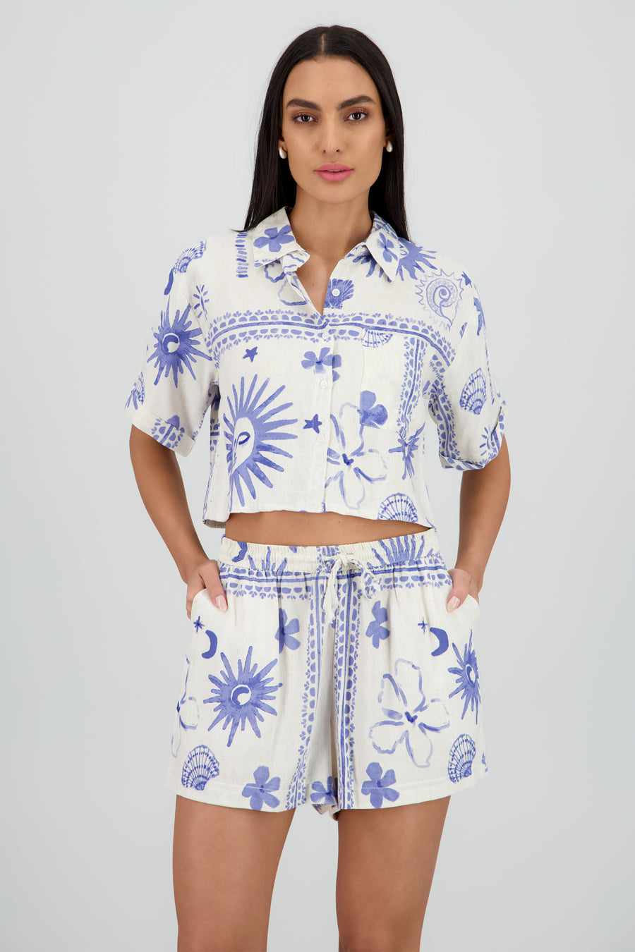 Camisa manga corta estampado