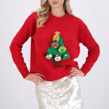 Sueter navideño DIY con charms
