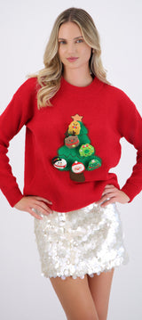 Sueter navideño DIY con charms