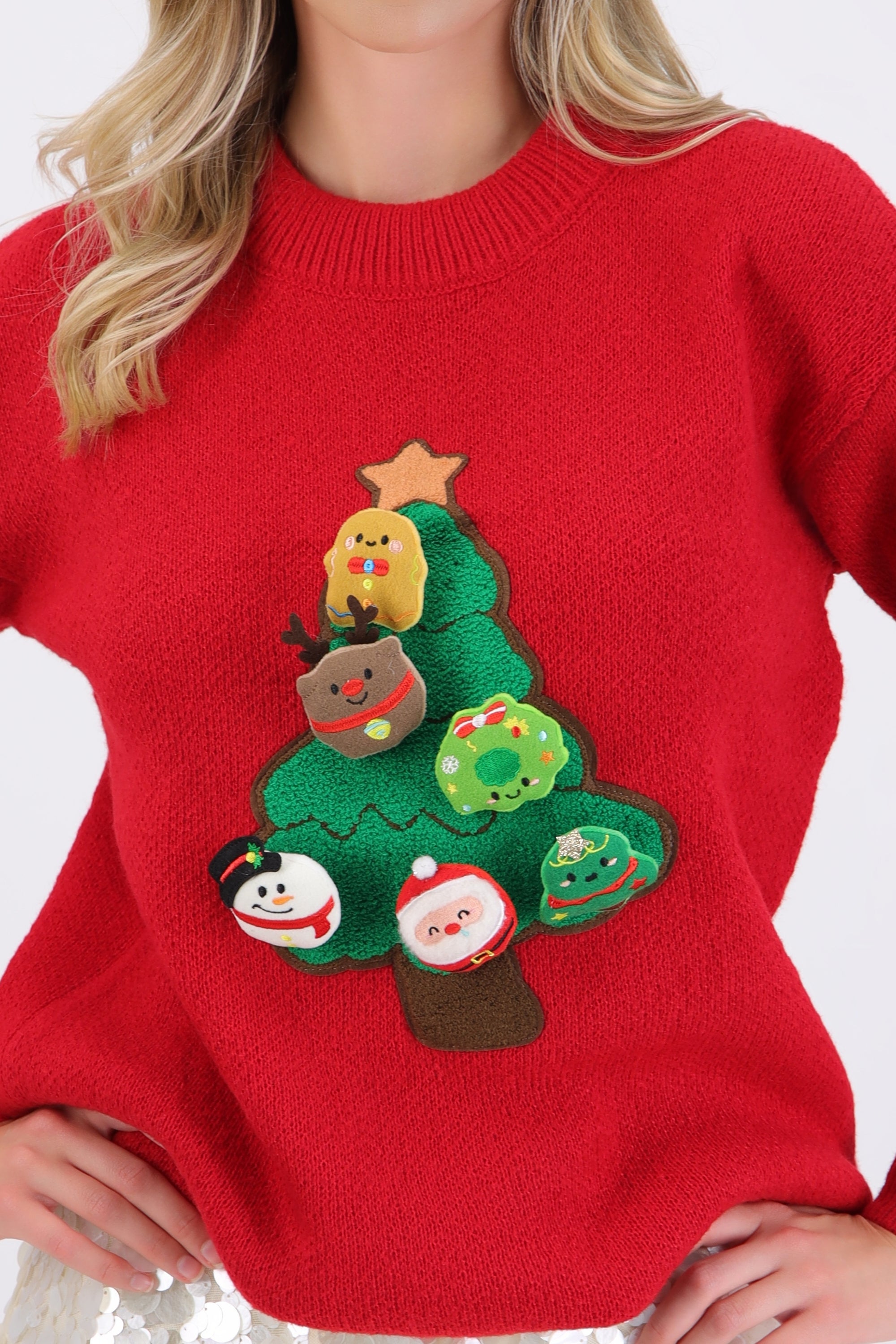 Sueter navideño DIY con charms