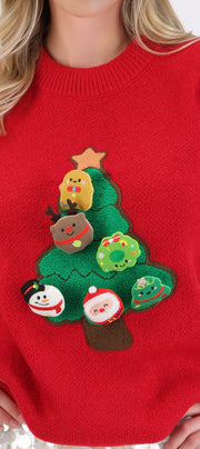 Sueter navideño DIY con charms
