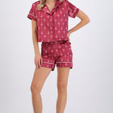 Pijama camisera estampado