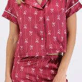 Pijama camisera estampado