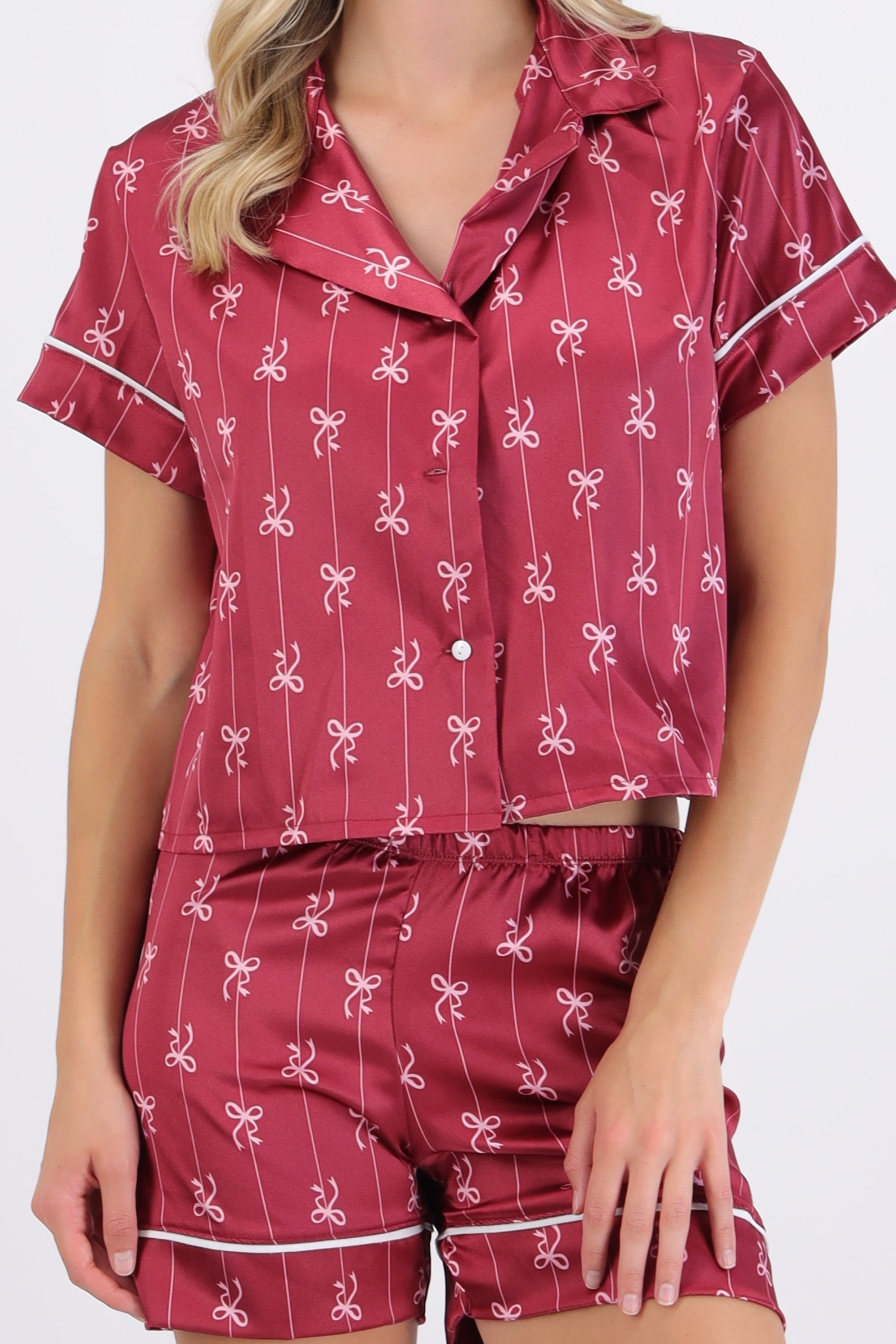 Pijama camisera estampado