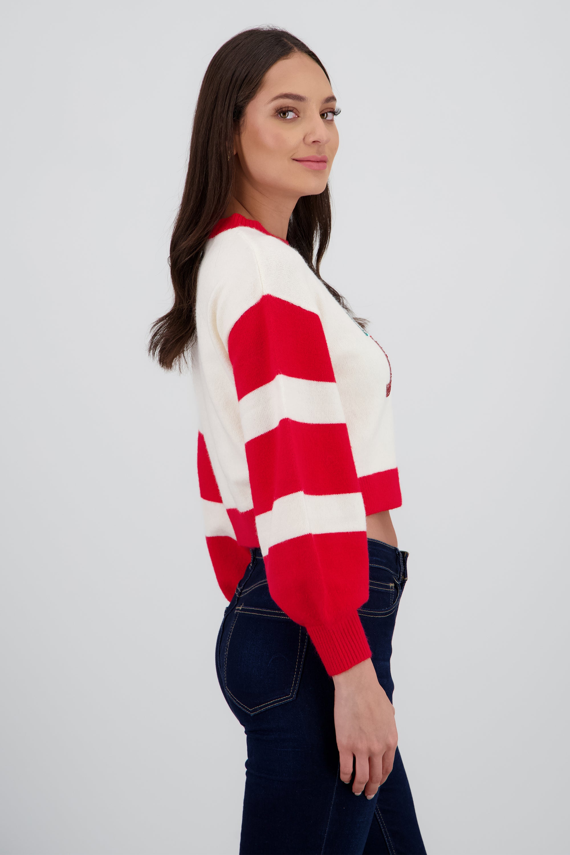 Sueter navideño Holly Jolly ROJO COMBO