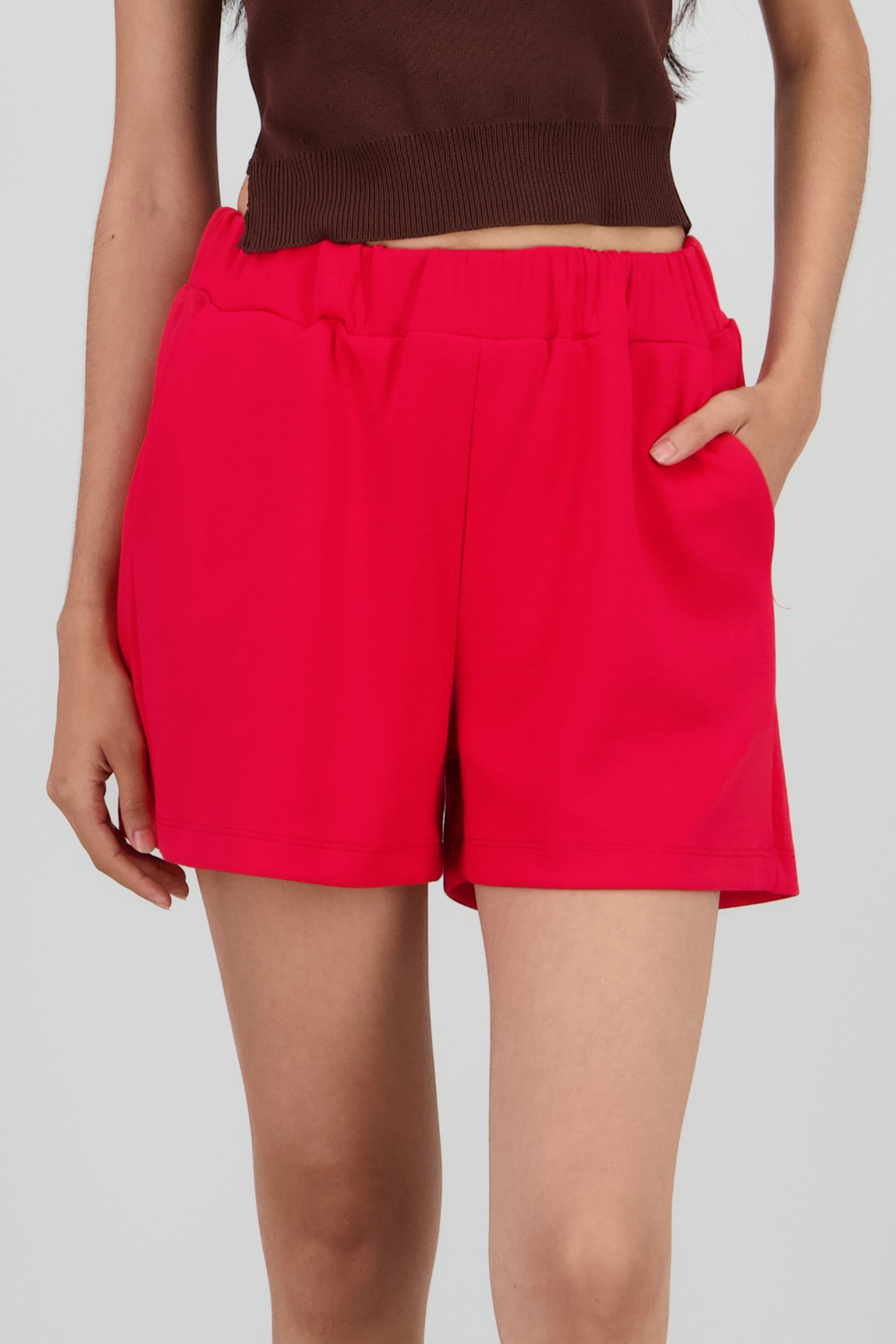 Short con bolsas ROJO