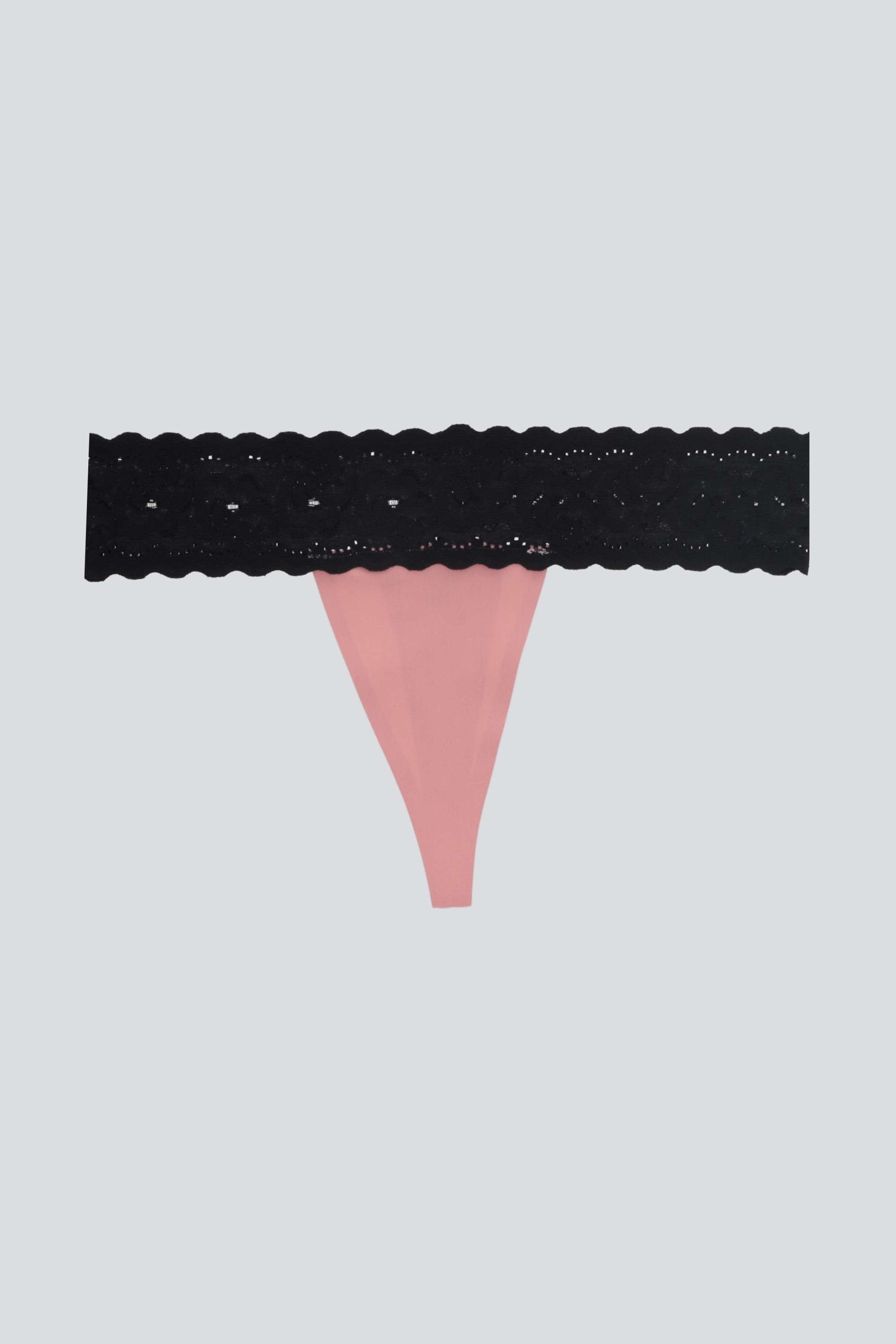 Tanga encaje elástico PALO DE ROSA