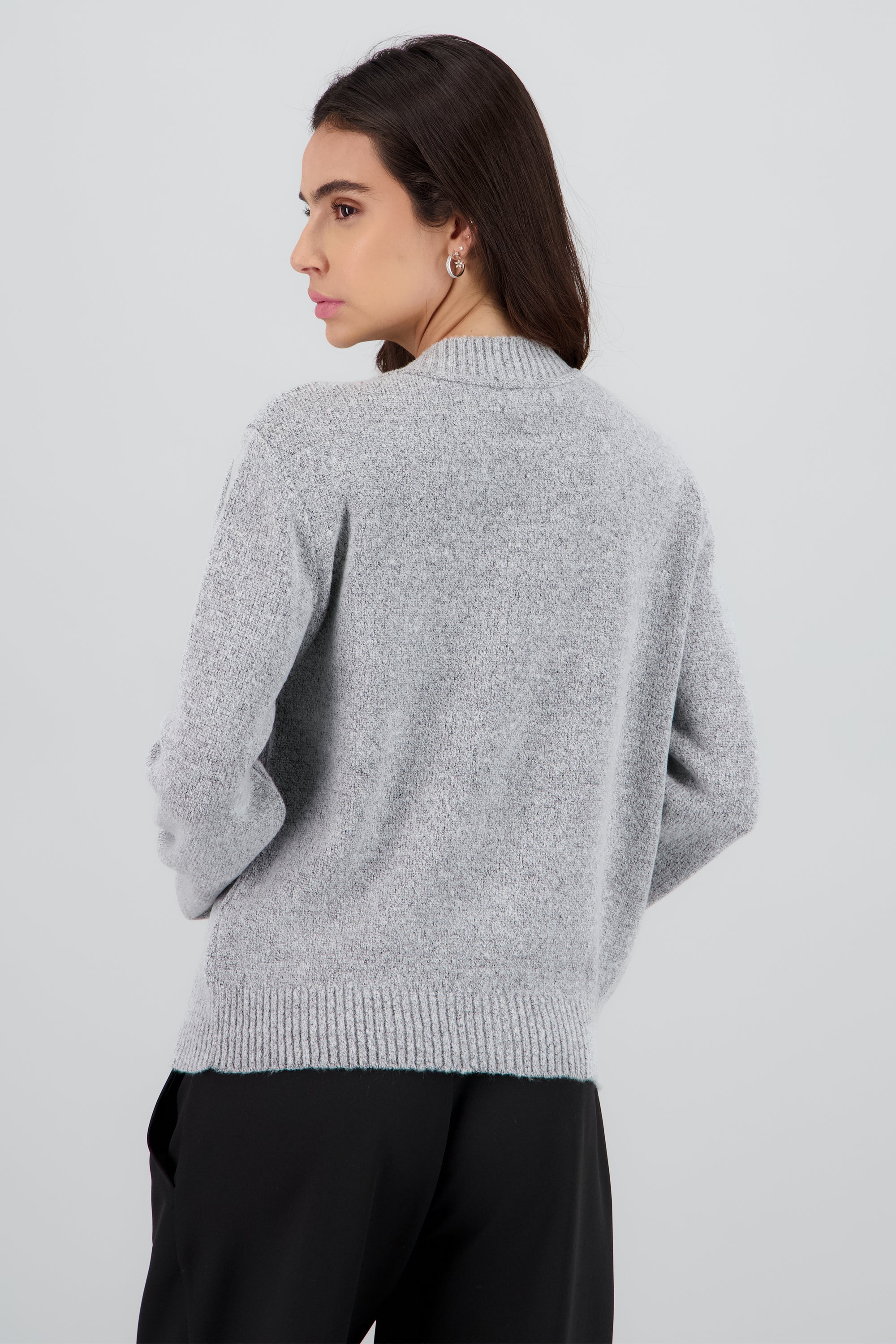 Sueter pinguino GRIS JASPE