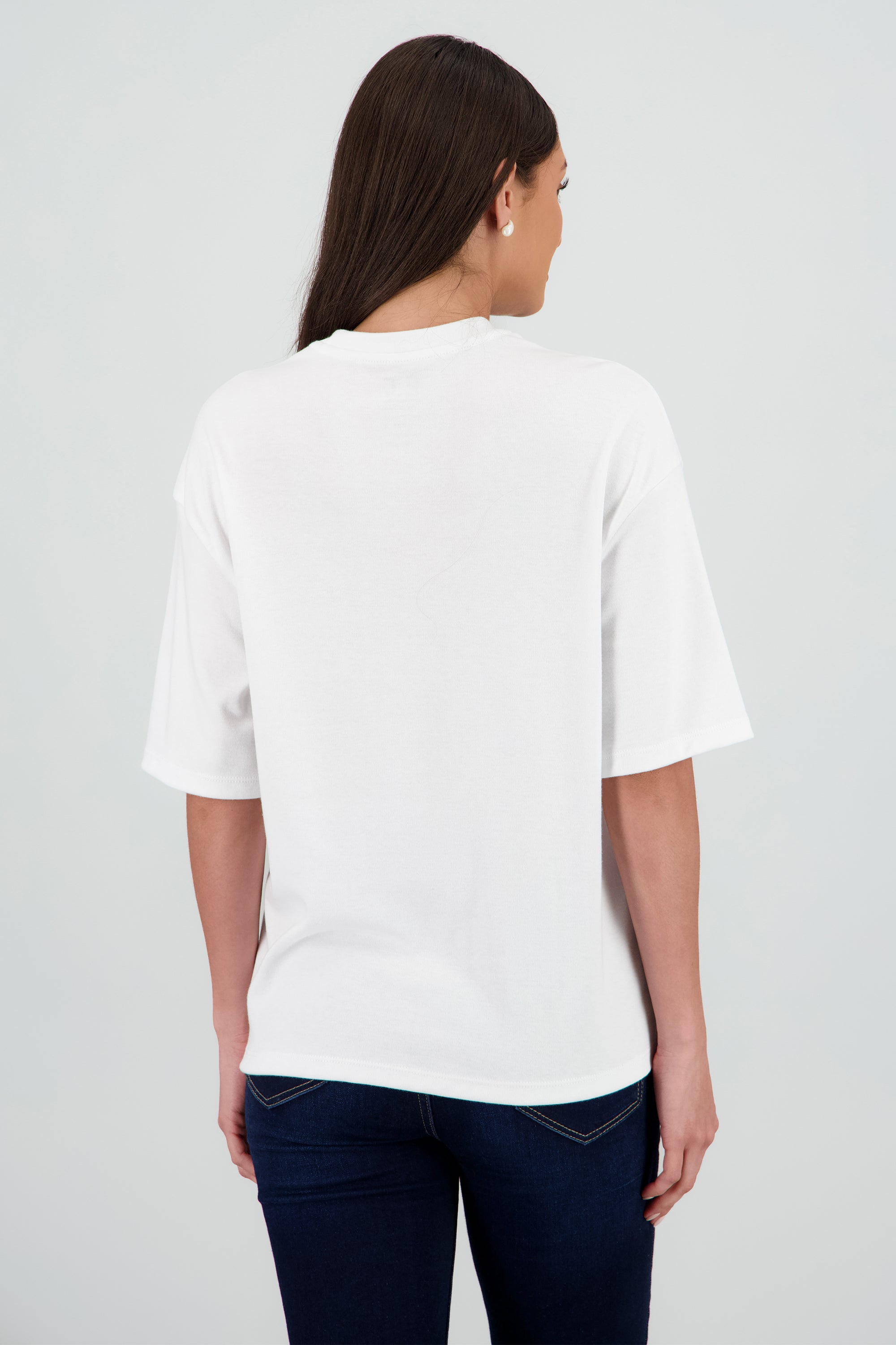 Playera oversized E.T. BLANCO