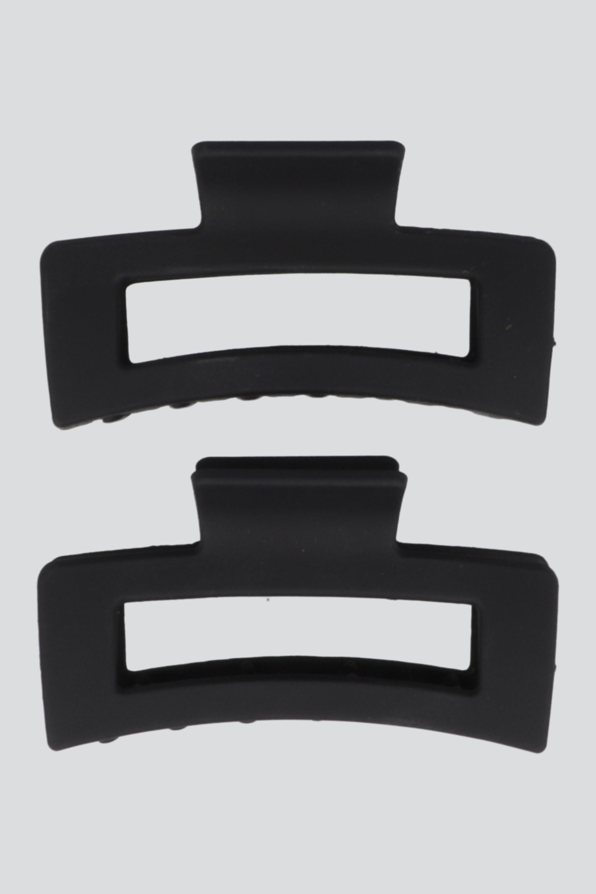 Set 2 pinzas rectangulares NEGRO