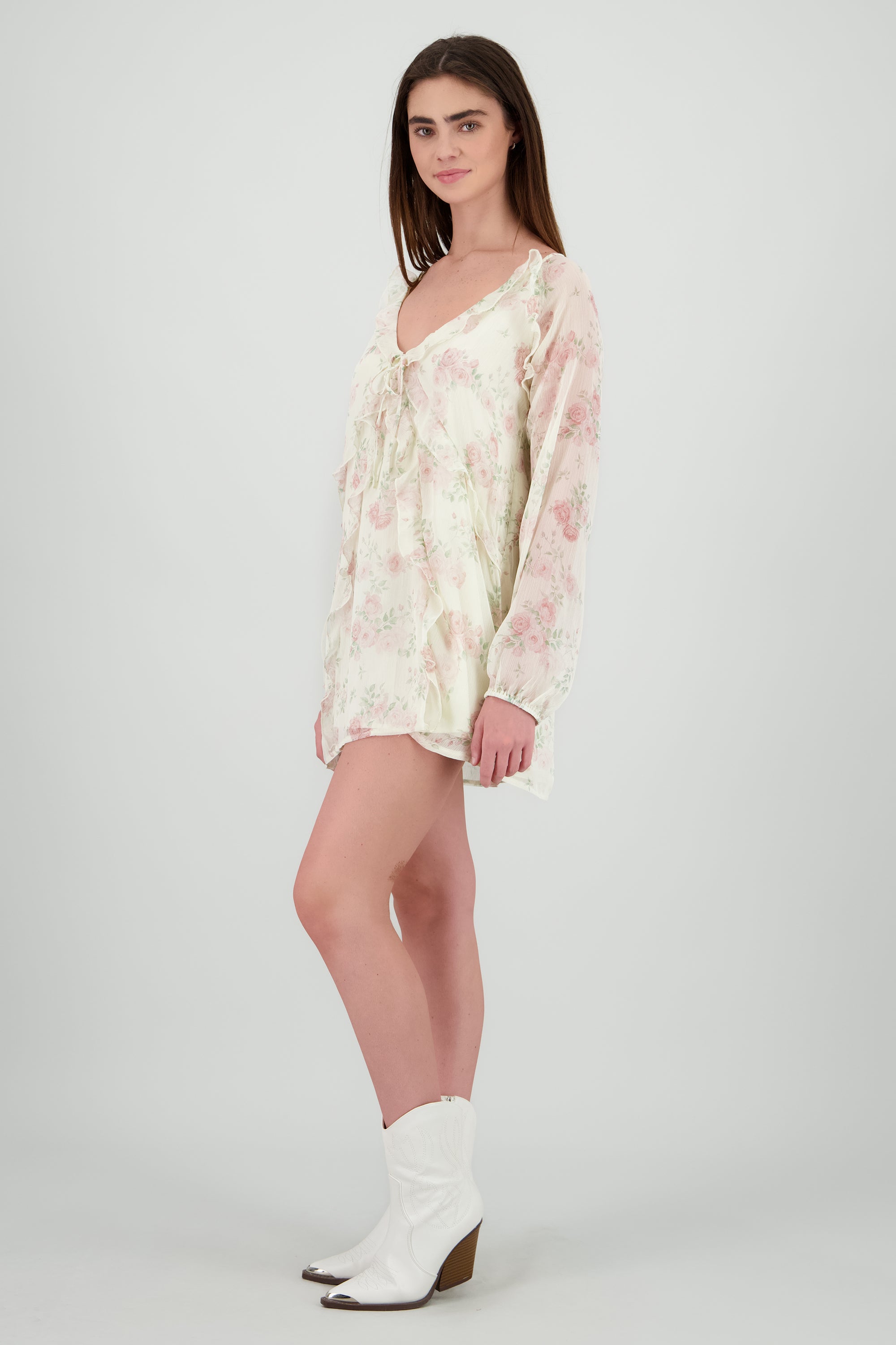 Vestido mini olanes ROSA COMBO