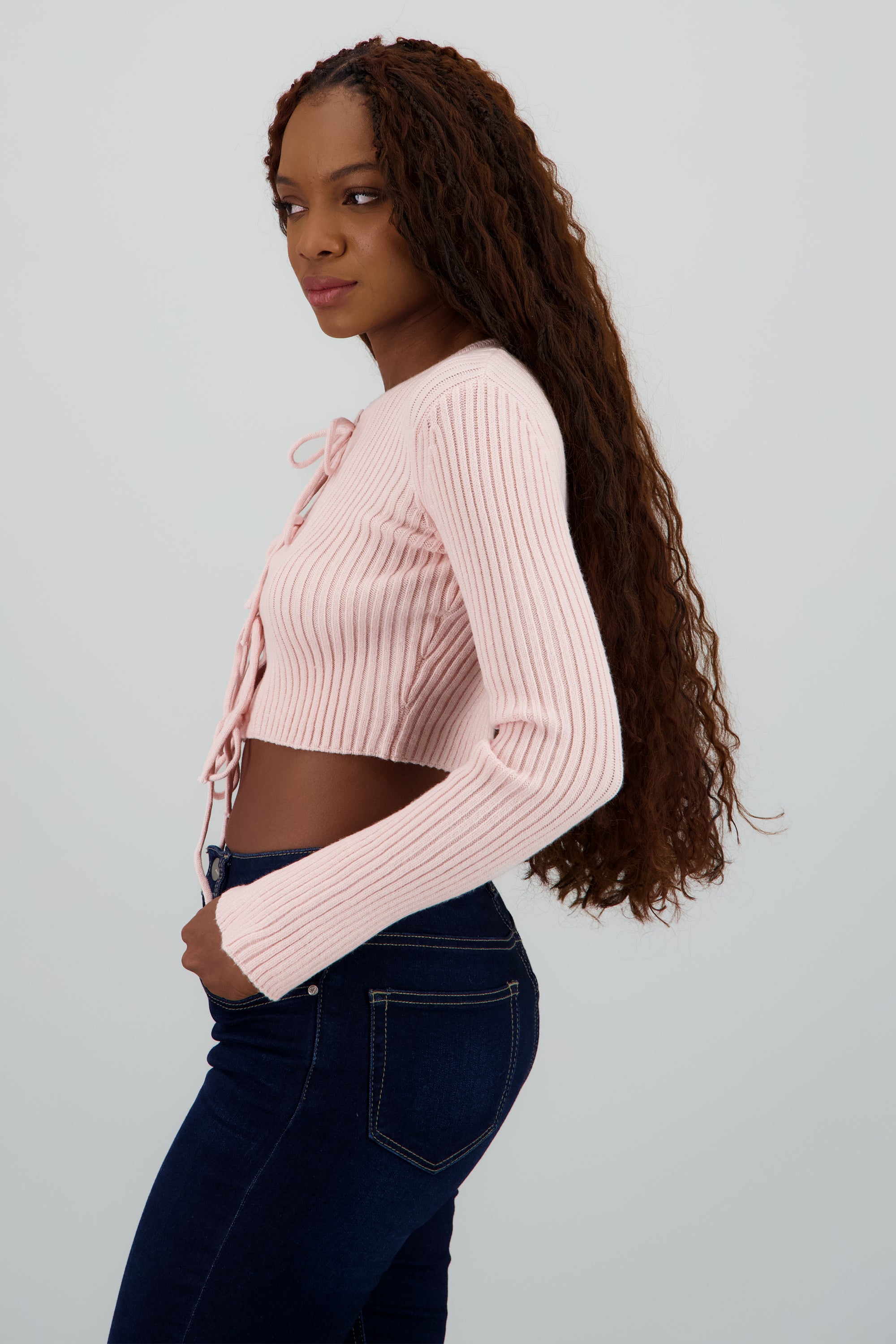 Cardigan con detalle monos BLUSH
