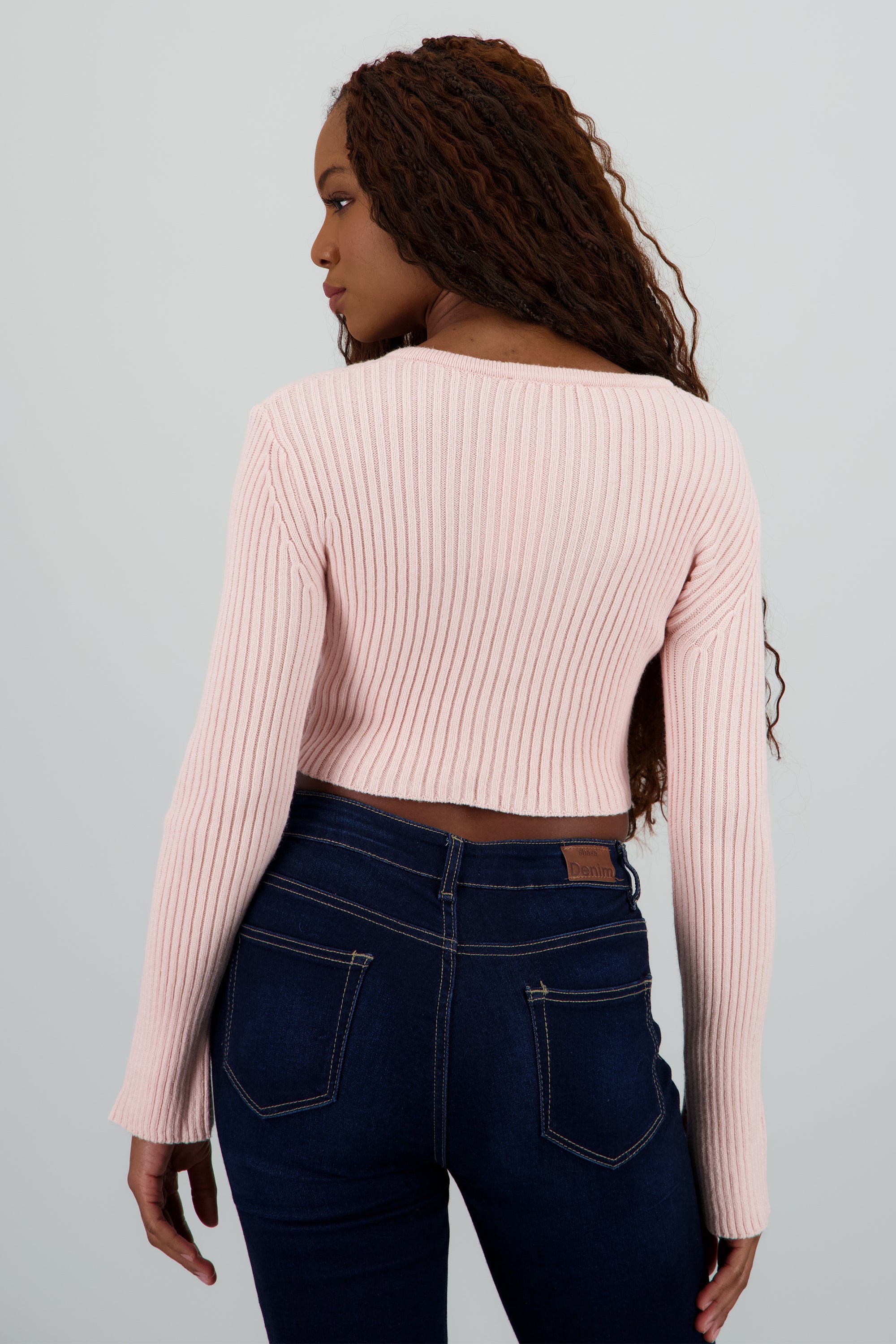 Cardigan con detalle monos BLUSH