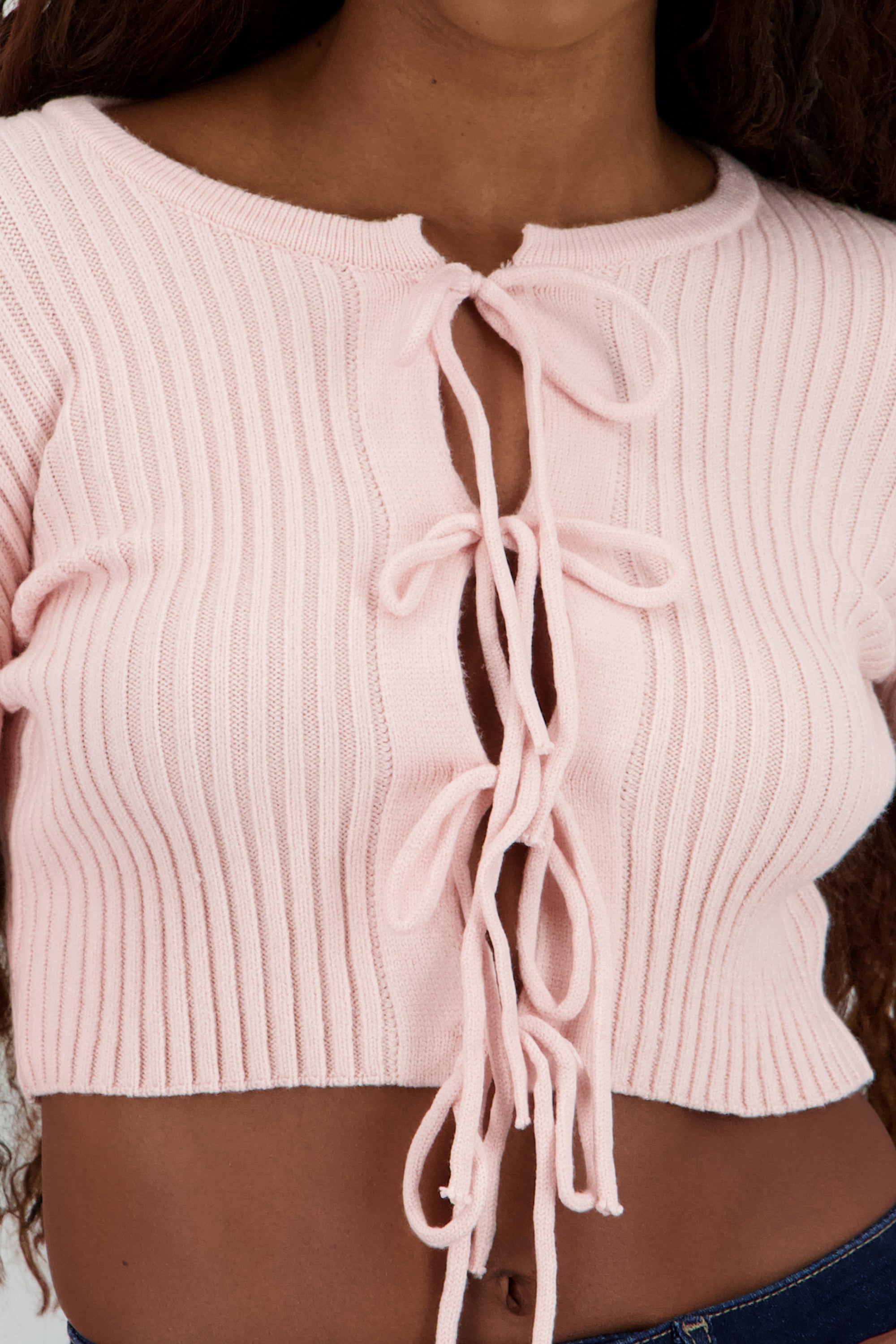 Cardigan con detalle monos BLUSH