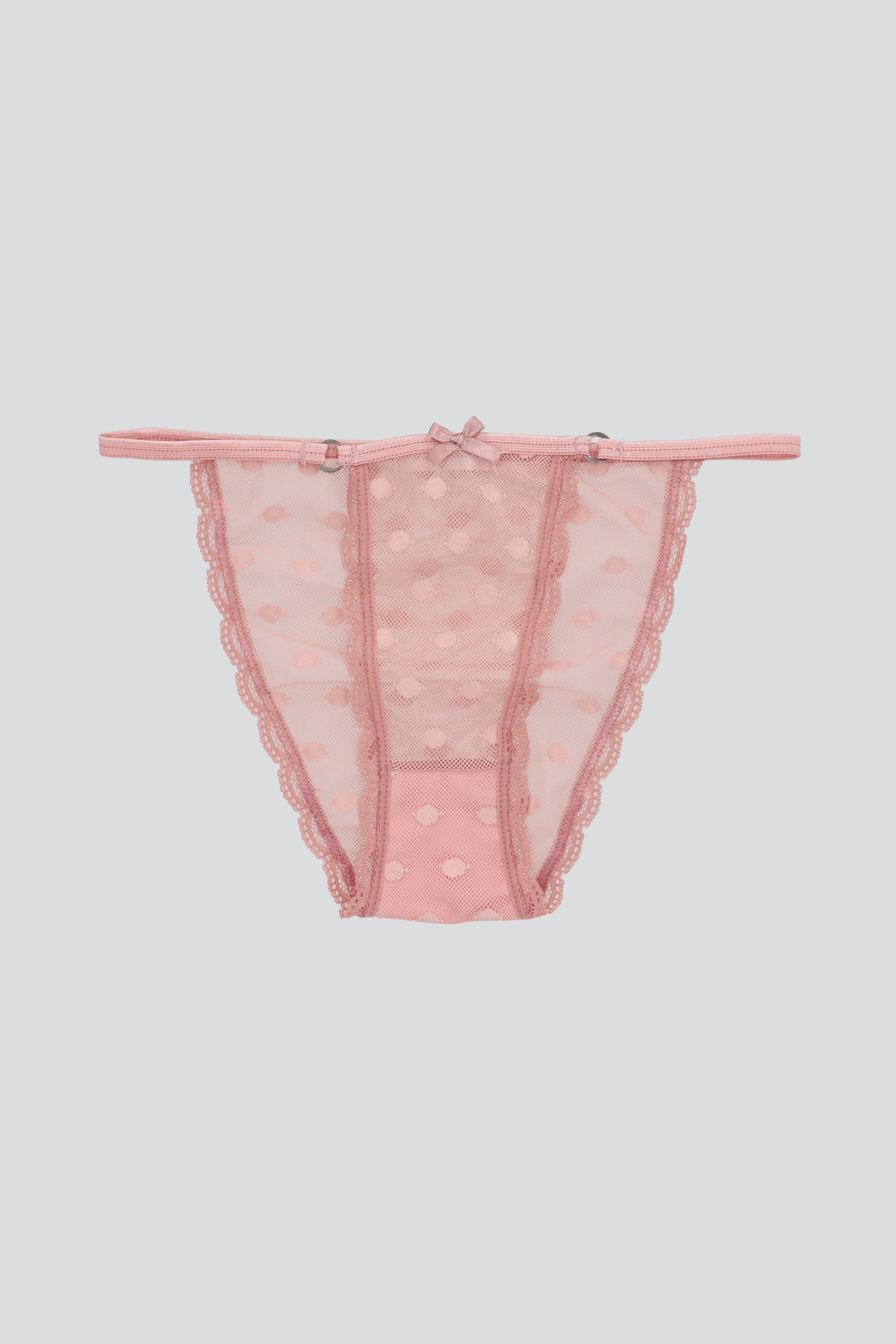 Bikini tira lateral luniperla PALO DE ROSA