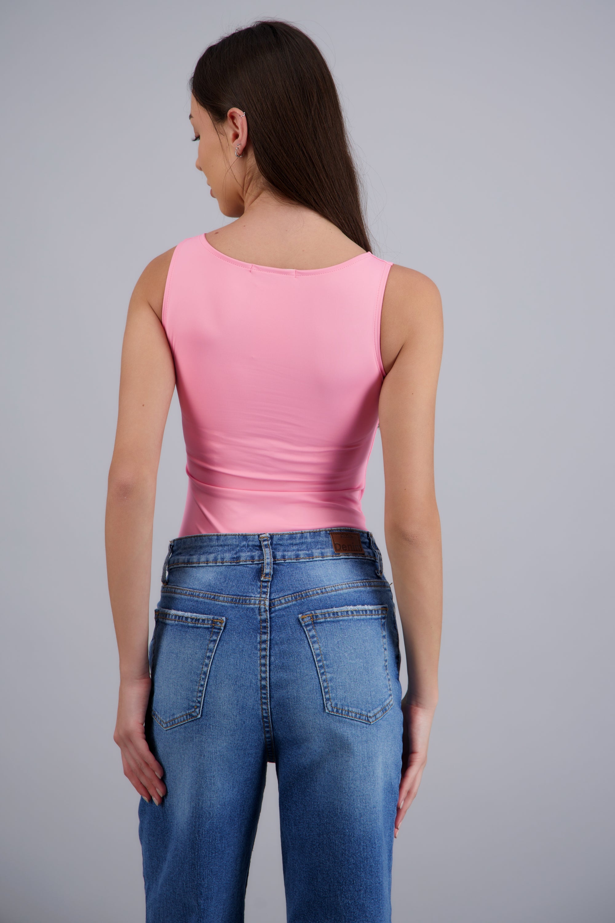 Body liso sin mangas ROSA