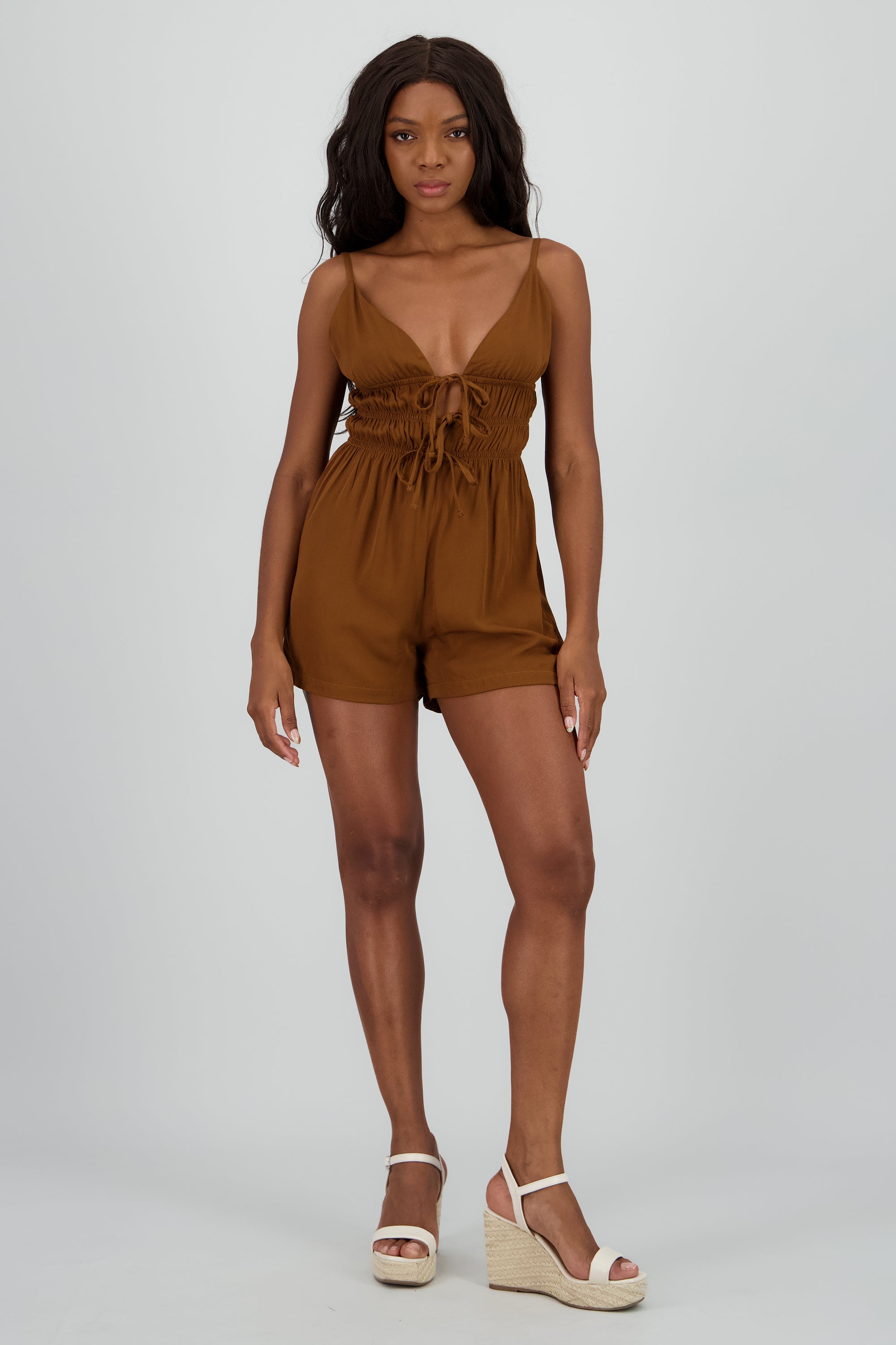 JUMPER TIRANTES SMOCK CAFE