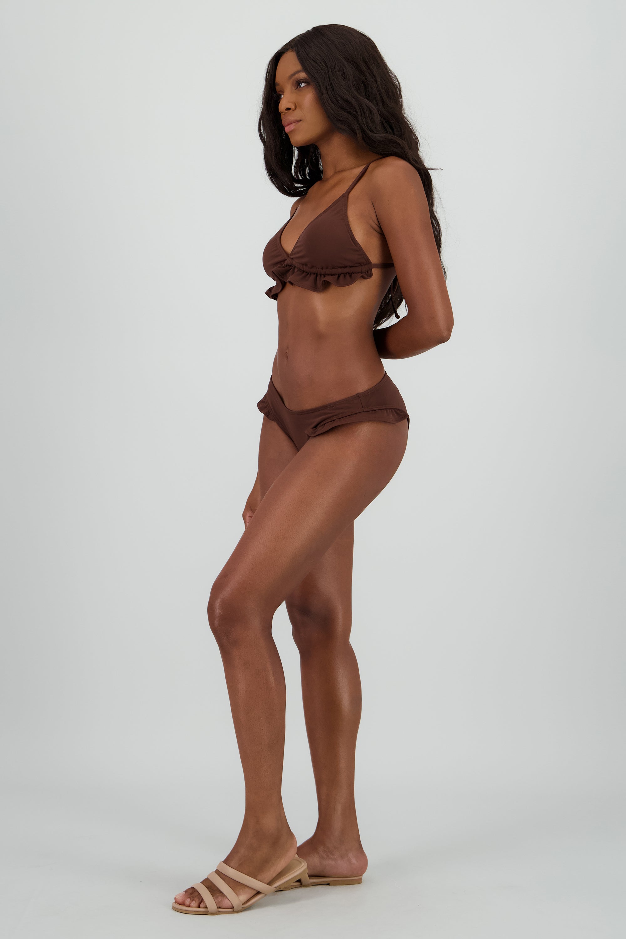 Bikini olanes liso CAFE