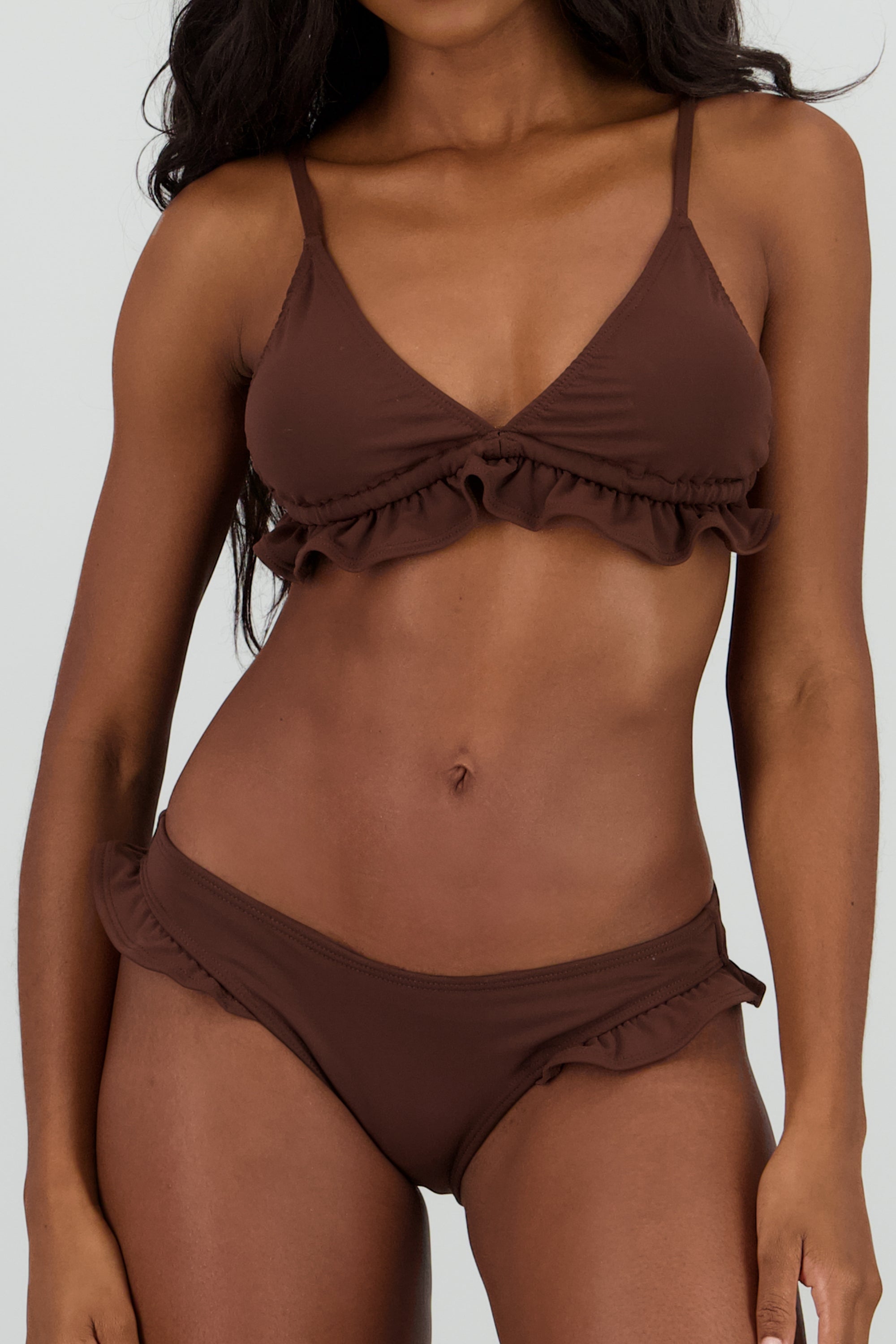 Bikini olanes liso CAFE